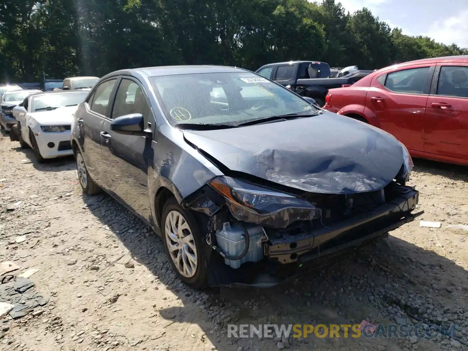 1 Photograph of a damaged car 2T1BURHE4KC242204 TOYOTA COROLLA 2019