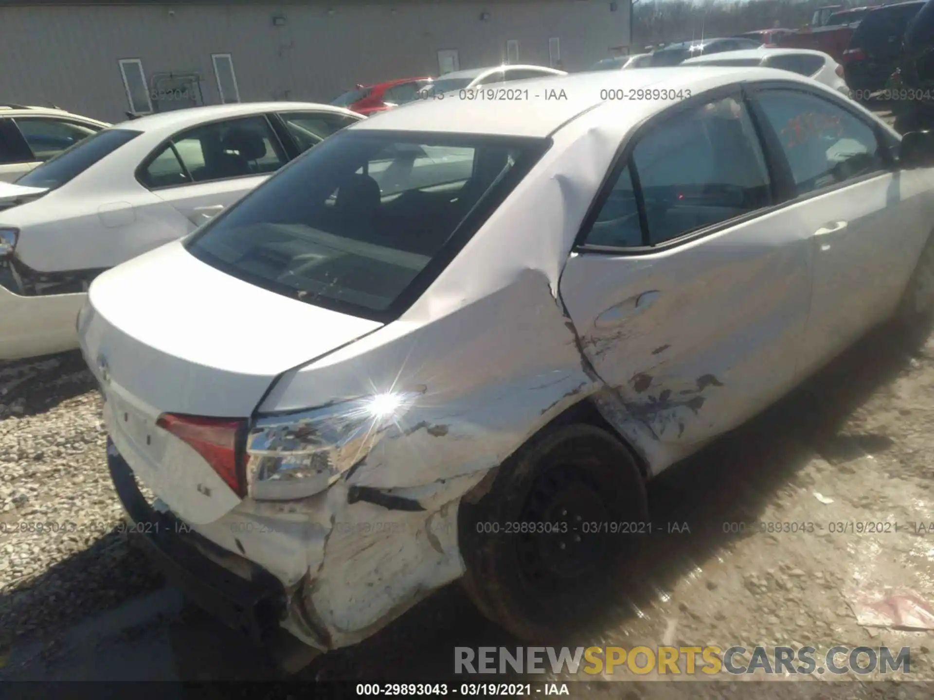 6 Photograph of a damaged car 2T1BURHE4KC242574 TOYOTA COROLLA 2019