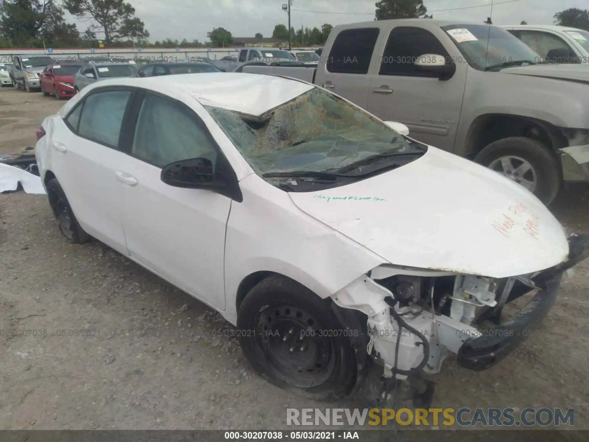 6 Photograph of a damaged car 2T1BURHE4KC242610 TOYOTA COROLLA 2019