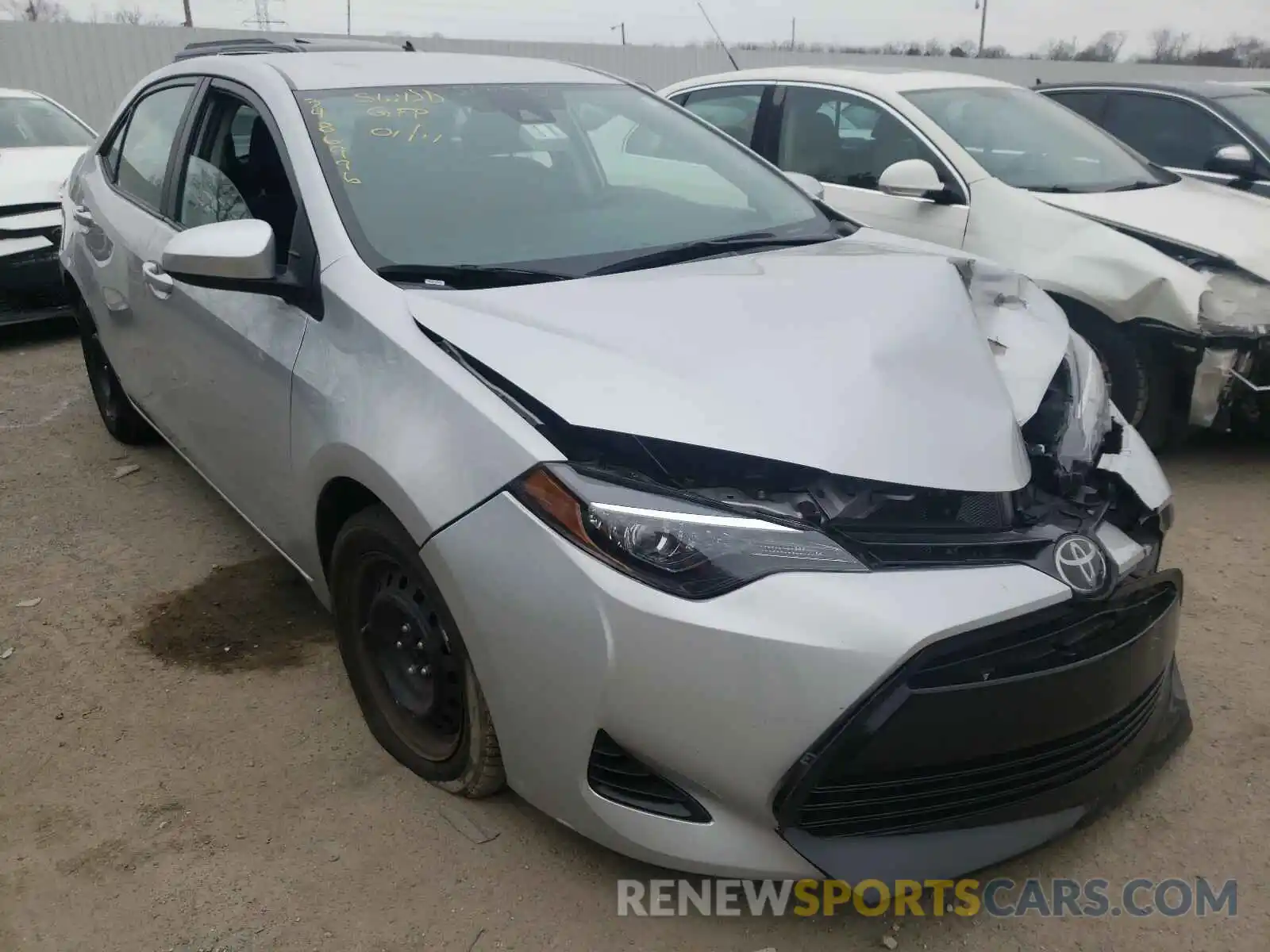 1 Photograph of a damaged car 2T1BURHE4KC243014 TOYOTA COROLLA 2019