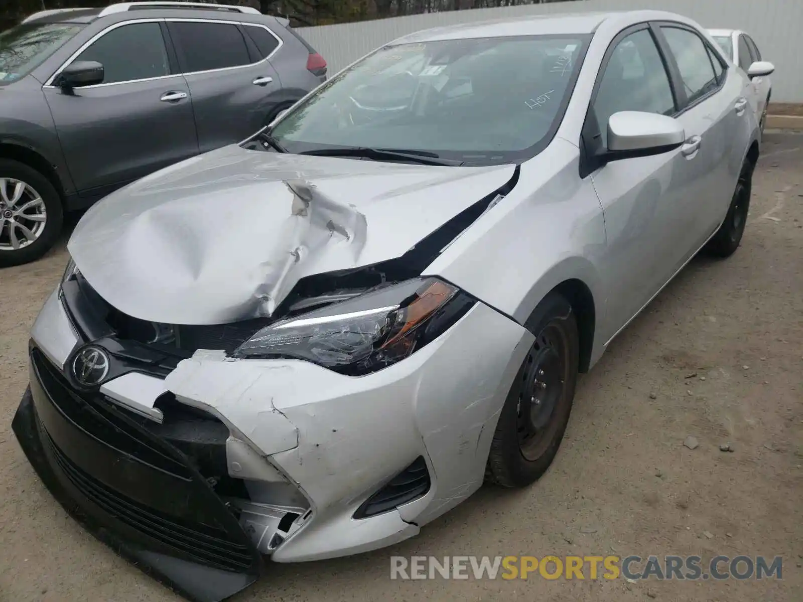 2 Photograph of a damaged car 2T1BURHE4KC243014 TOYOTA COROLLA 2019