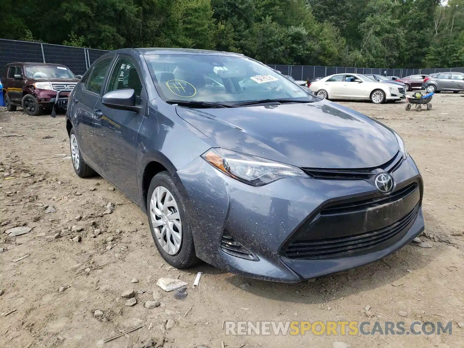 1 Photograph of a damaged car 2T1BURHE4KC243028 TOYOTA COROLLA 2019