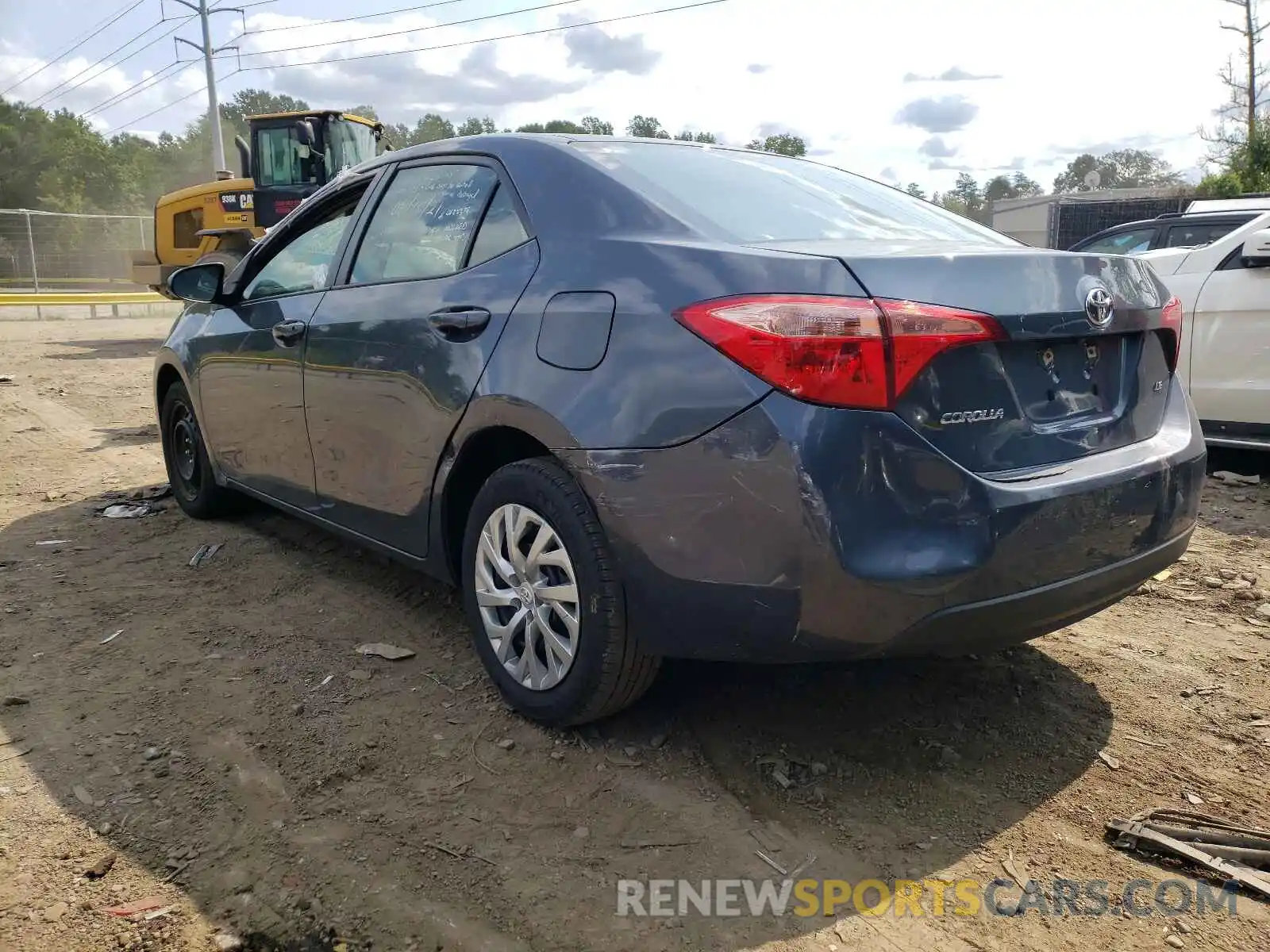 3 Photograph of a damaged car 2T1BURHE4KC243028 TOYOTA COROLLA 2019