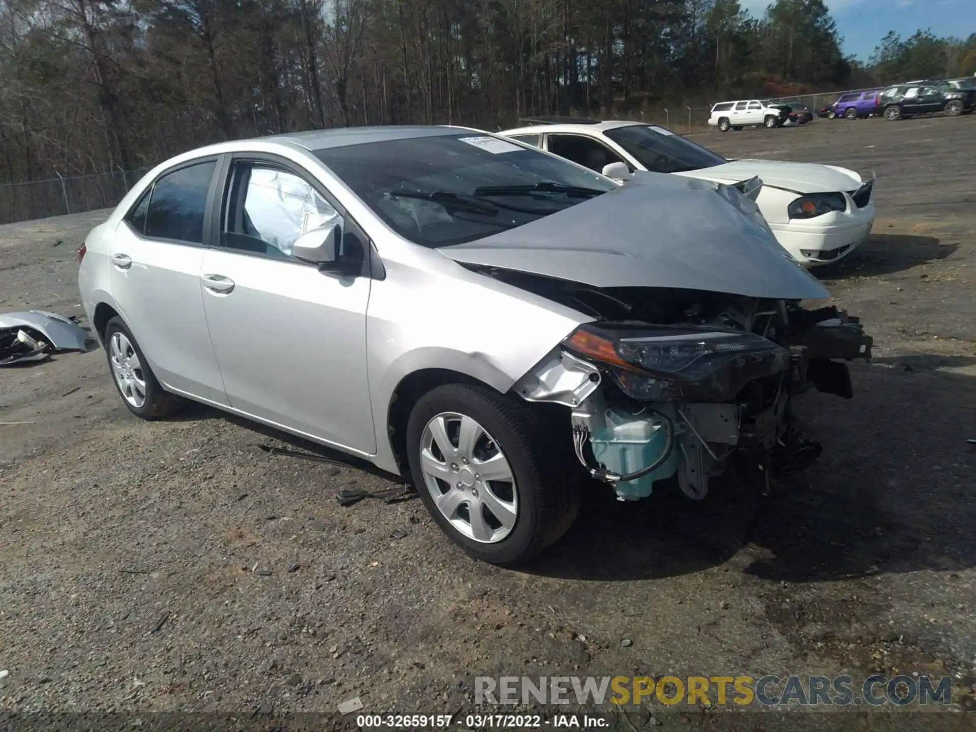 1 Photograph of a damaged car 2T1BURHE4KC243501 TOYOTA COROLLA 2019