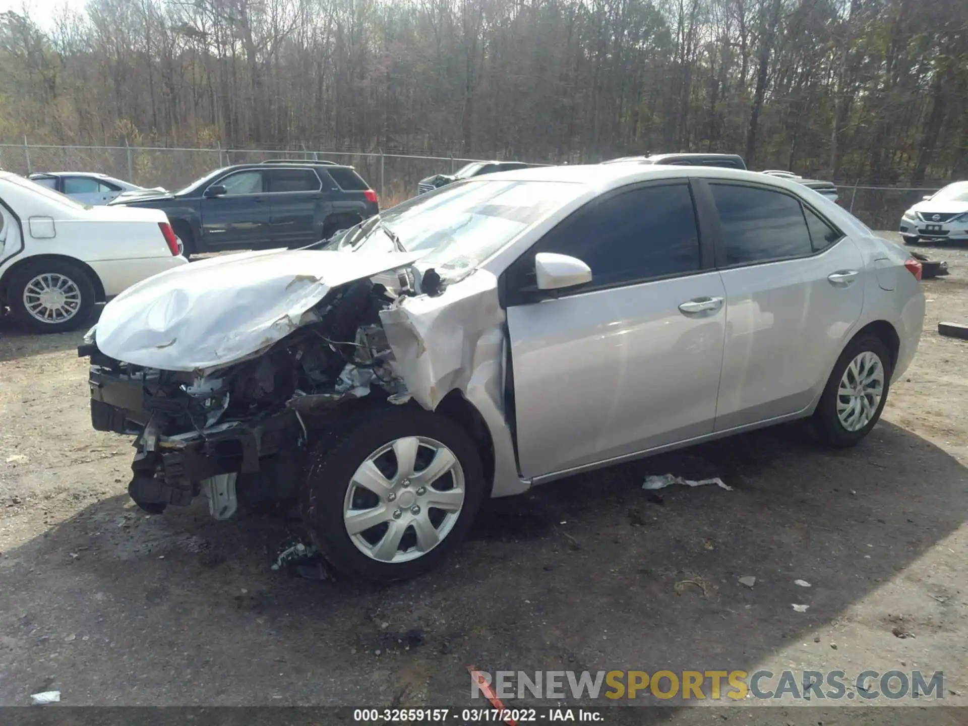 2 Photograph of a damaged car 2T1BURHE4KC243501 TOYOTA COROLLA 2019