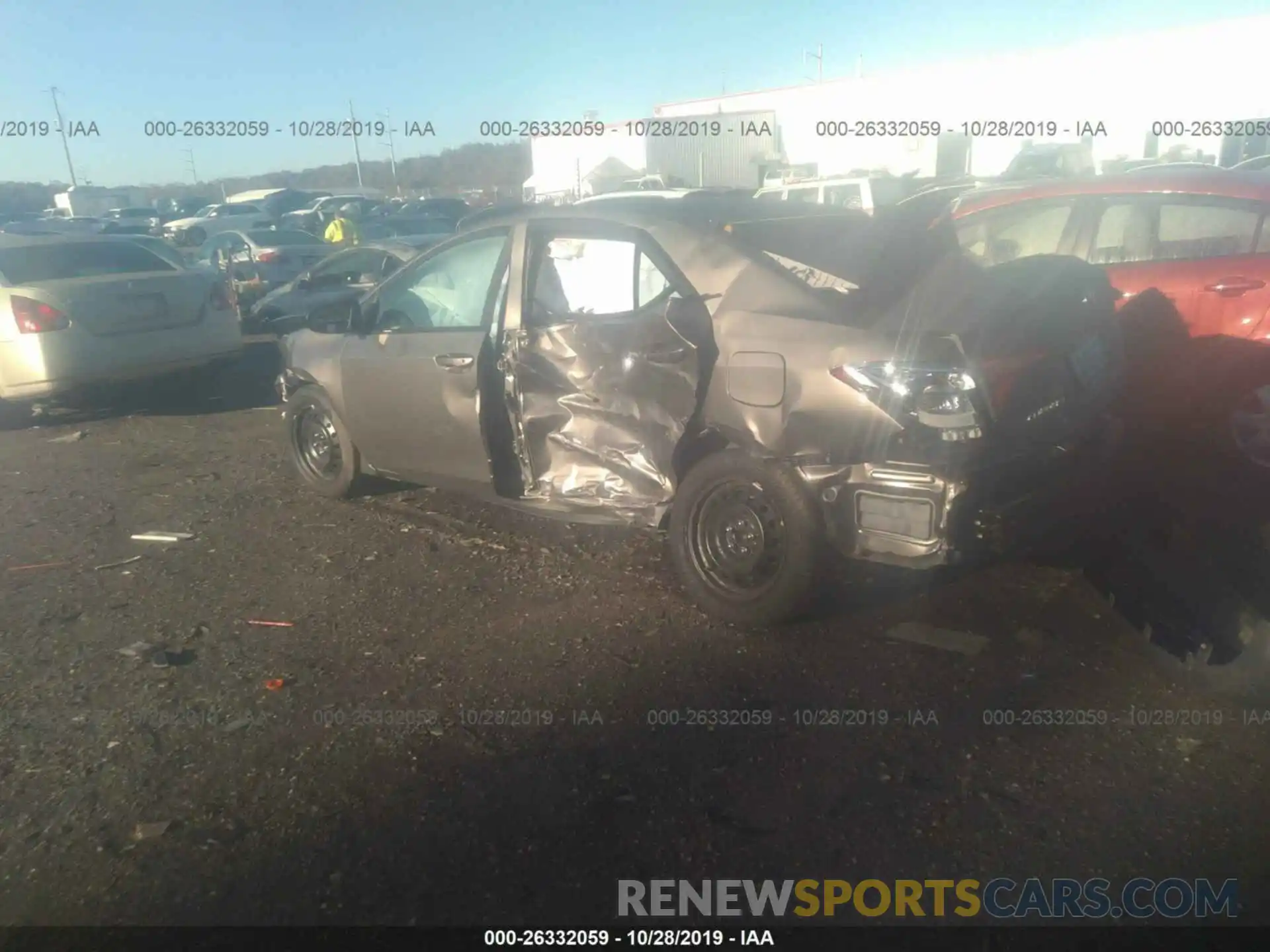 3 Photograph of a damaged car 2T1BURHE4KC244387 TOYOTA COROLLA 2019