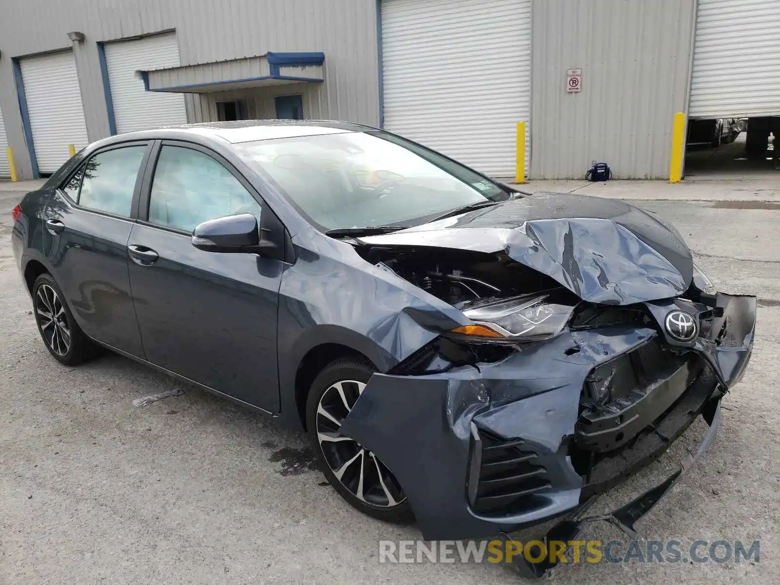 1 Photograph of a damaged car 2T1BURHE4KC244423 TOYOTA COROLLA 2019