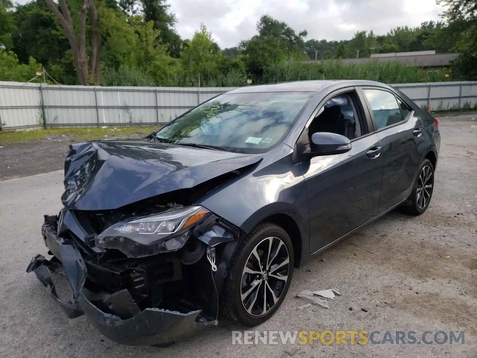 2 Photograph of a damaged car 2T1BURHE4KC244423 TOYOTA COROLLA 2019