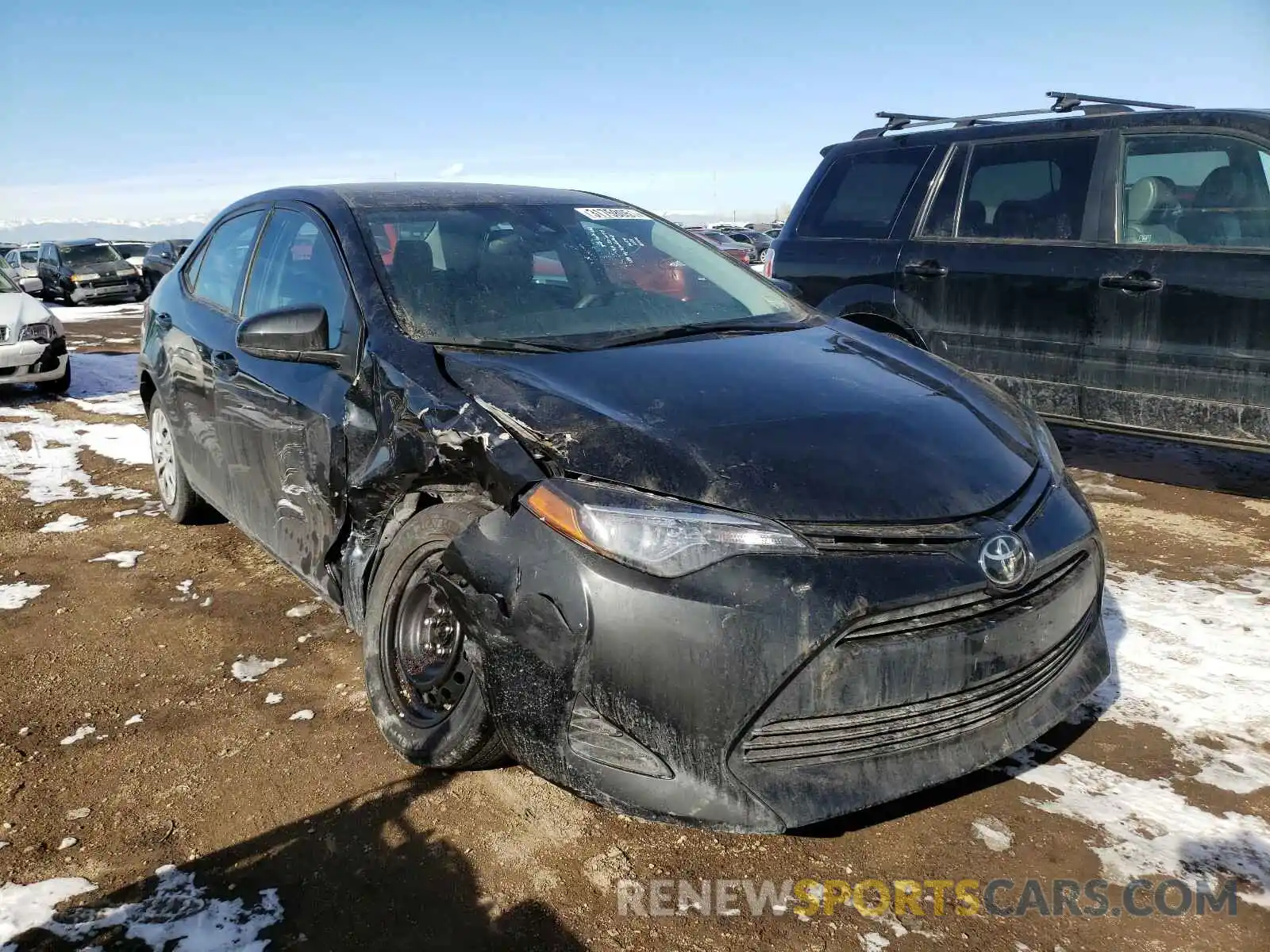 1 Photograph of a damaged car 2T1BURHE4KC246561 TOYOTA COROLLA 2019