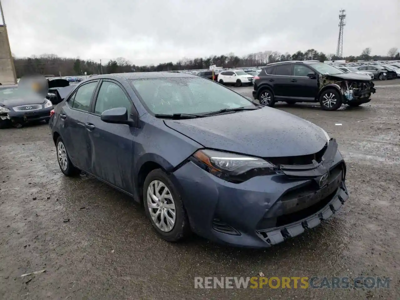 1 Photograph of a damaged car 2T1BURHE4KC246883 TOYOTA COROLLA 2019