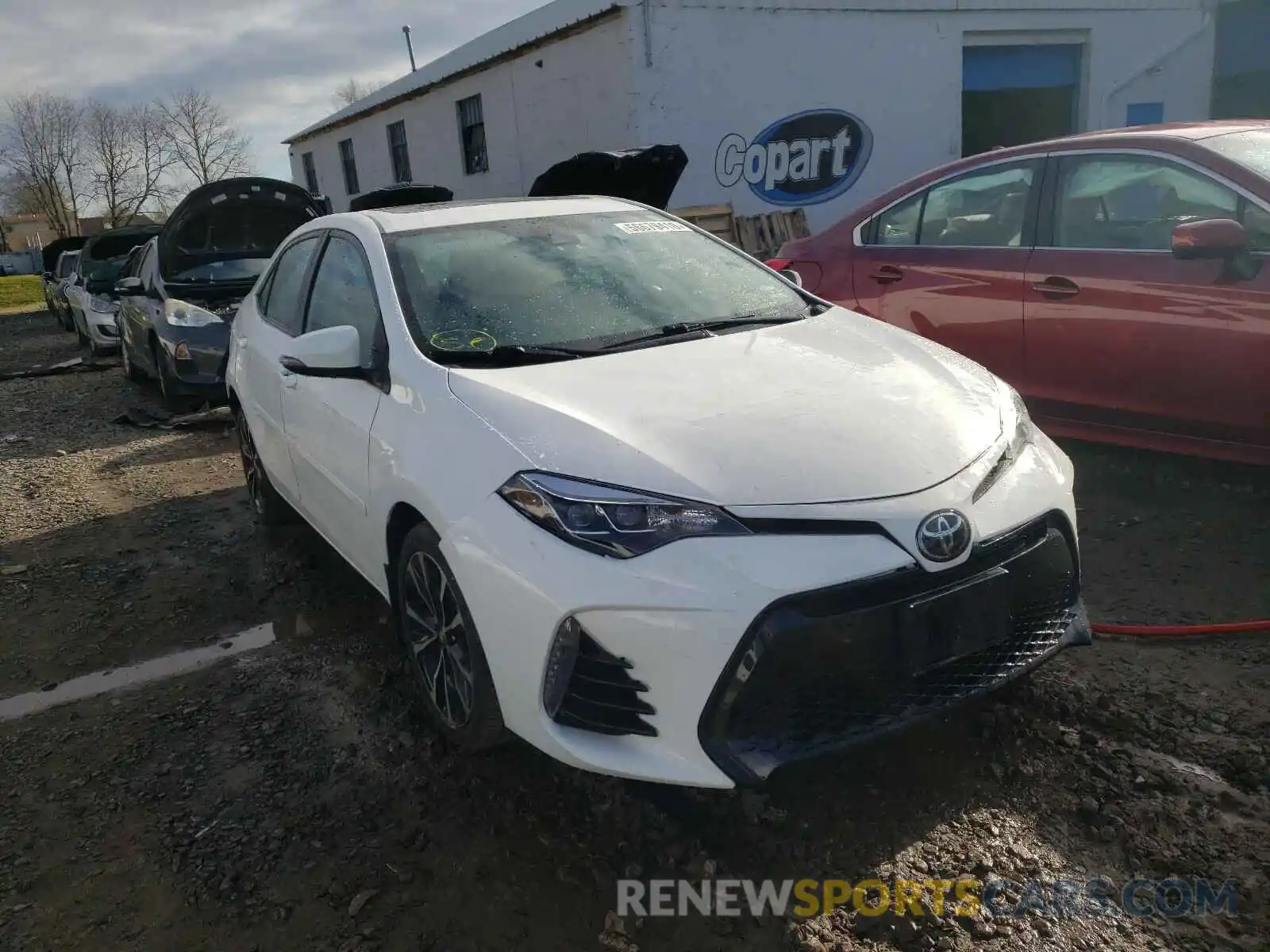 1 Photograph of a damaged car 2T1BURHE5KC125697 TOYOTA COROLLA 2019