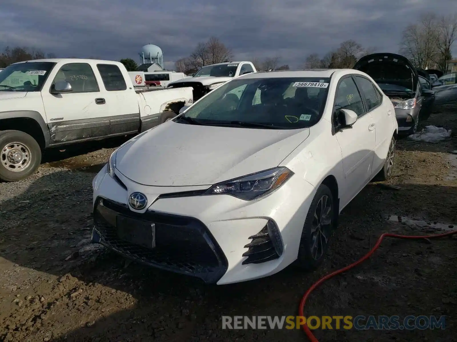 2 Photograph of a damaged car 2T1BURHE5KC125697 TOYOTA COROLLA 2019