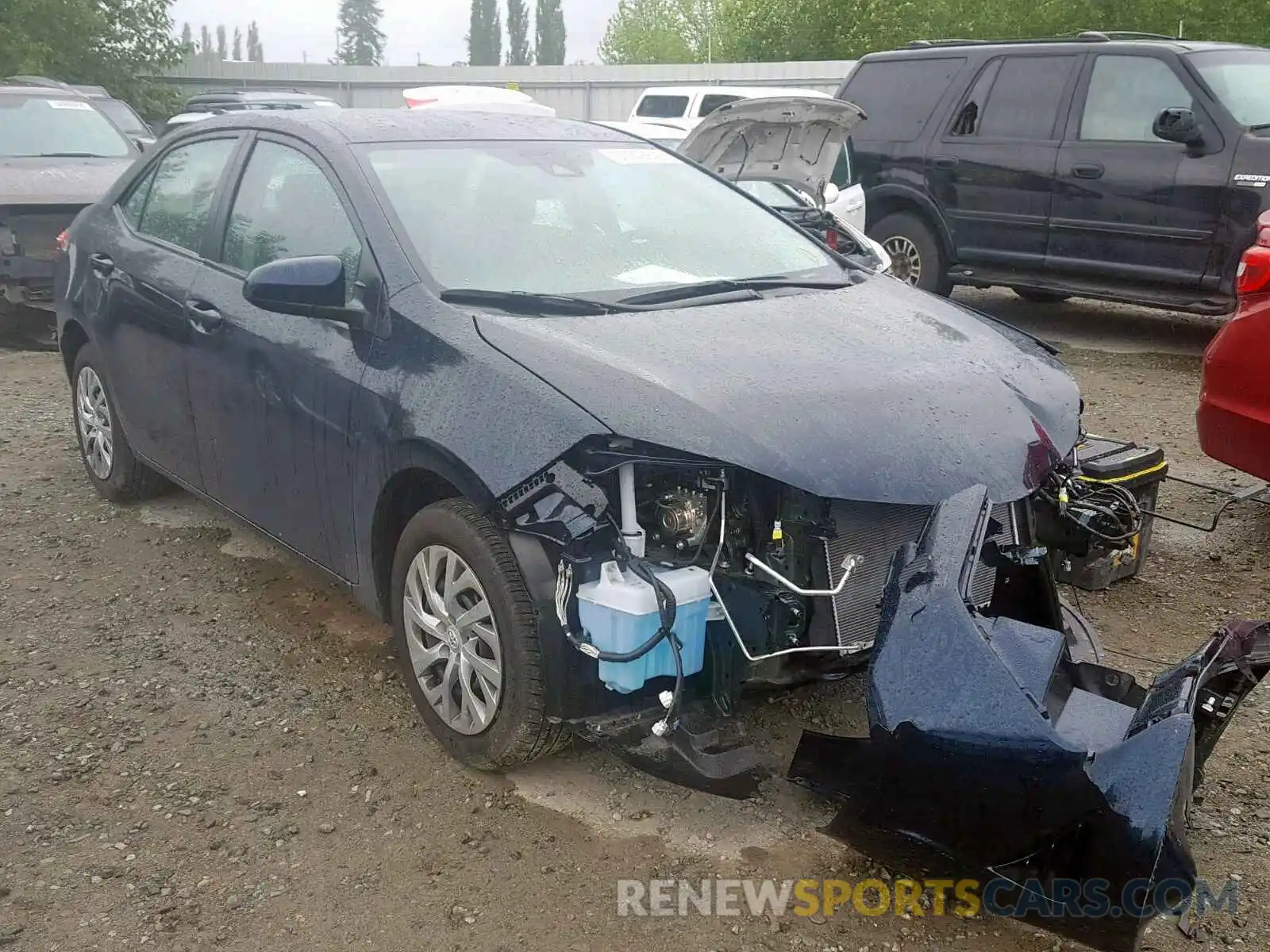 1 Photograph of a damaged car 2T1BURHE5KC126333 TOYOTA COROLLA 2019