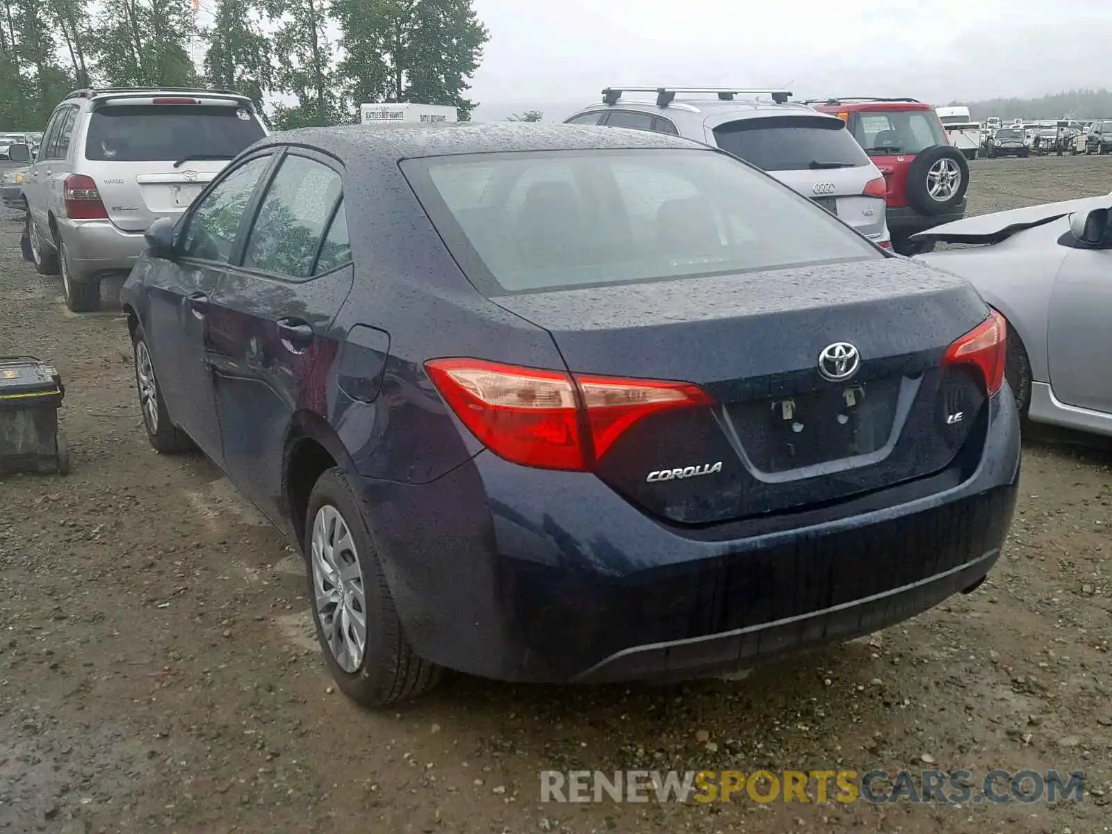 3 Photograph of a damaged car 2T1BURHE5KC126333 TOYOTA COROLLA 2019