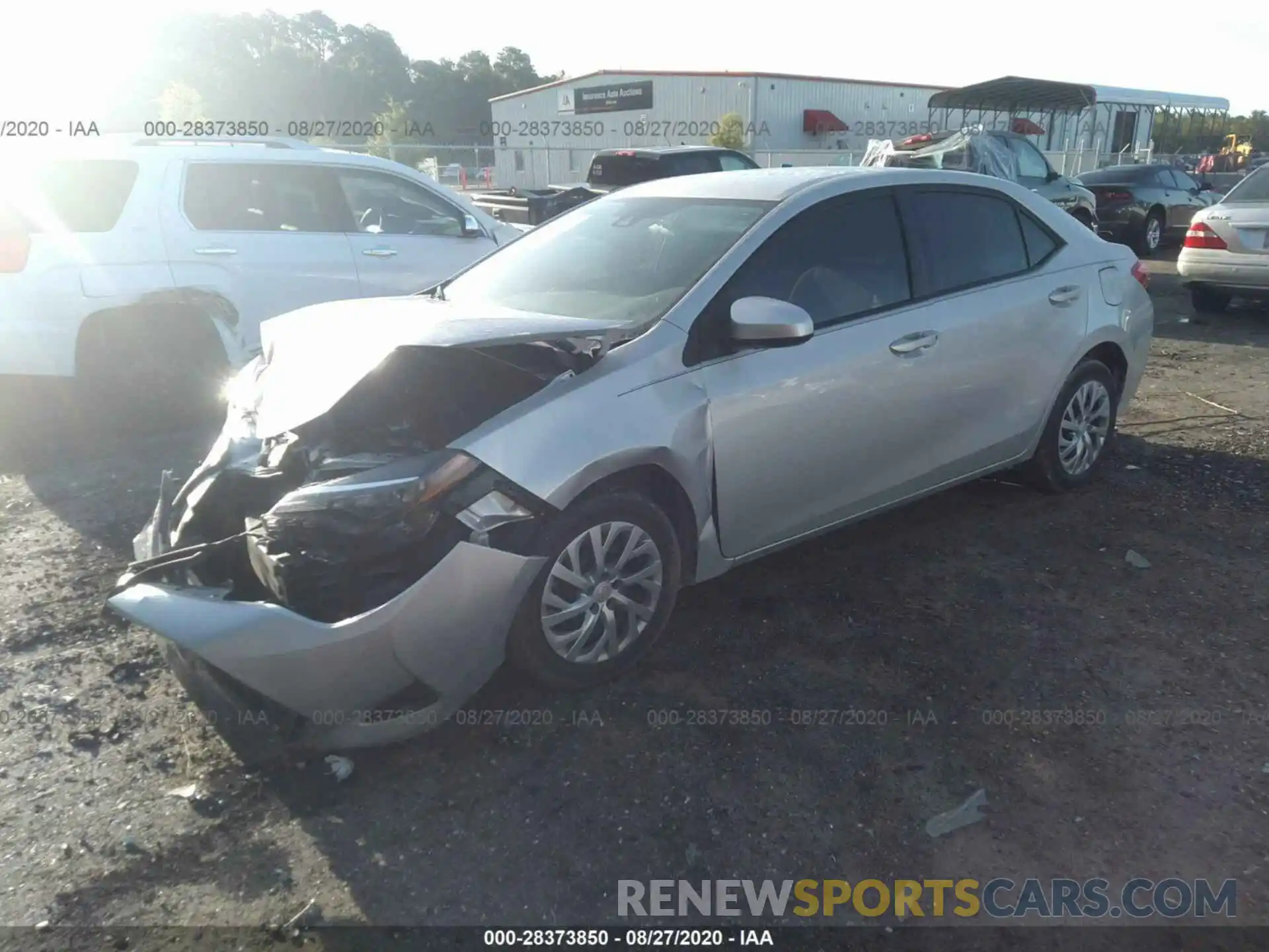 2 Photograph of a damaged car 2T1BURHE5KC126526 TOYOTA COROLLA 2019