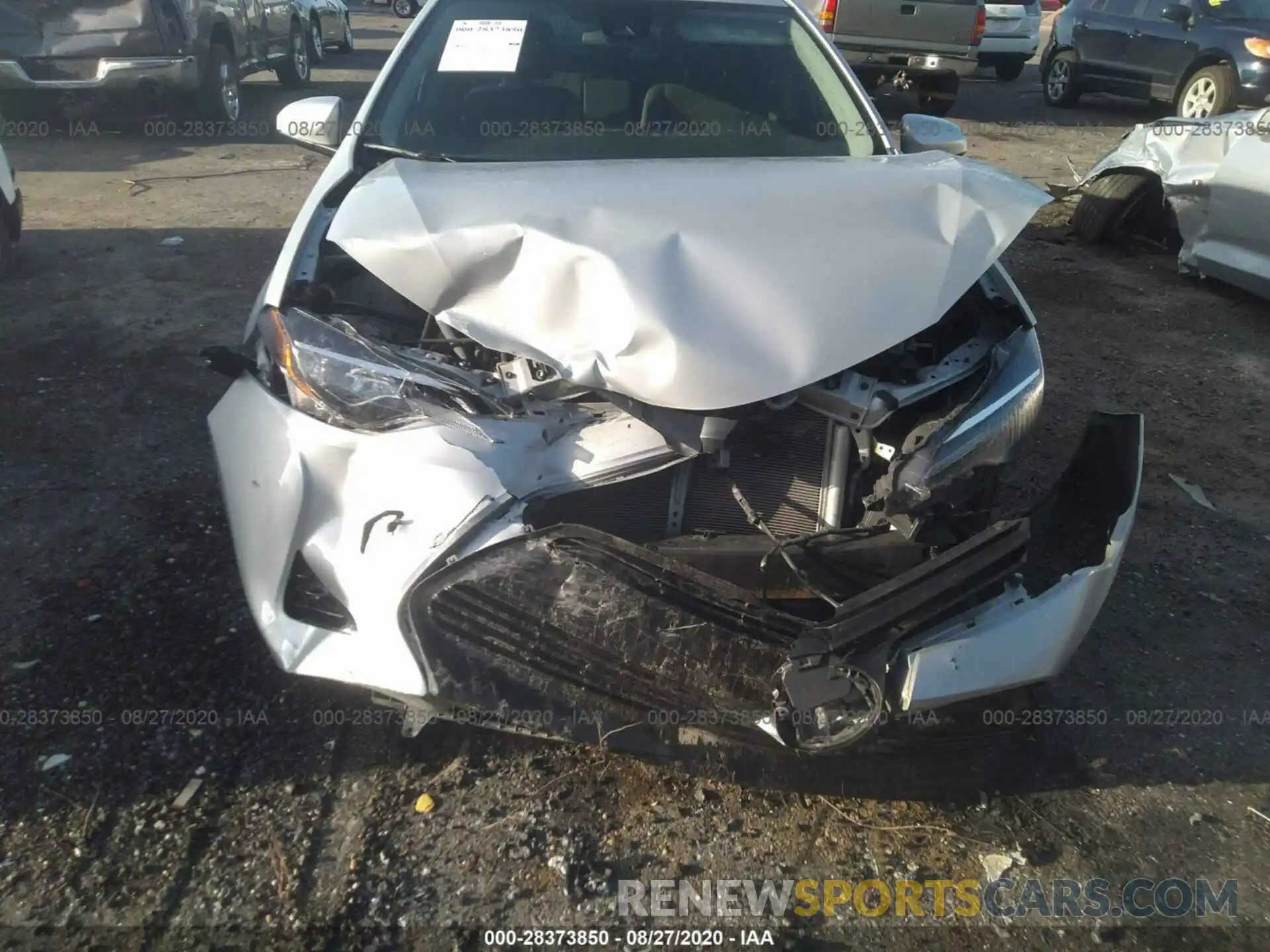 6 Photograph of a damaged car 2T1BURHE5KC126526 TOYOTA COROLLA 2019