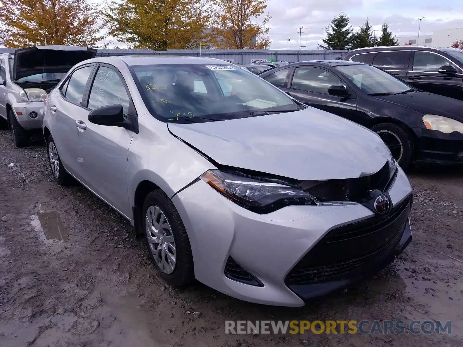 1 Photograph of a damaged car 2T1BURHE5KC127076 TOYOTA COROLLA 2019