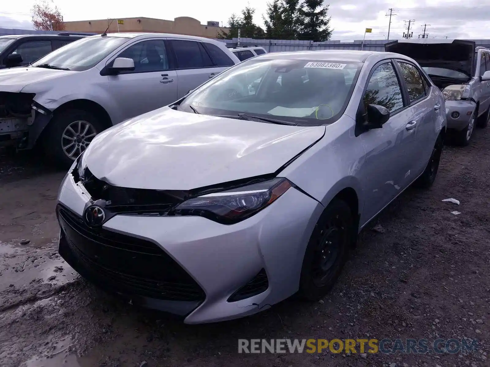 2 Photograph of a damaged car 2T1BURHE5KC127076 TOYOTA COROLLA 2019