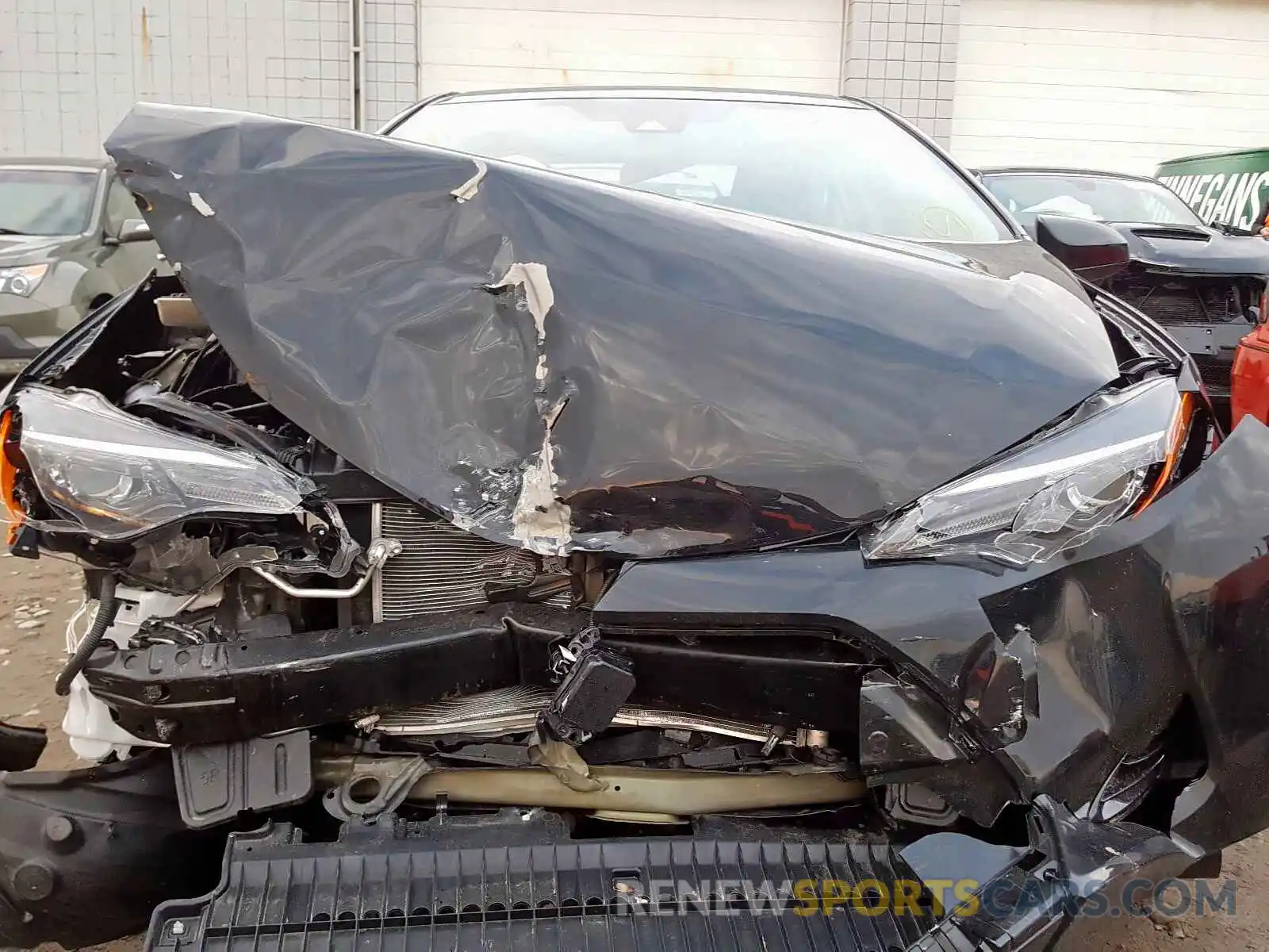 7 Photograph of a damaged car 2T1BURHE5KC127269 TOYOTA COROLLA 2019