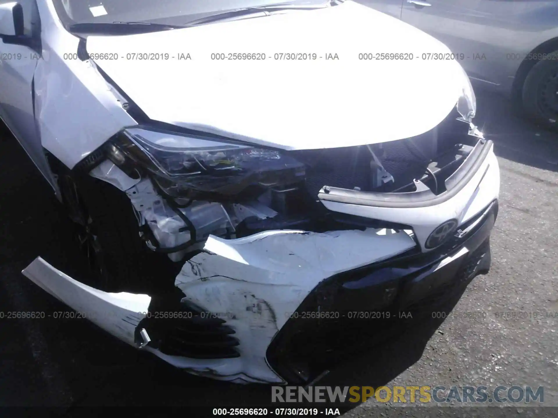6 Photograph of a damaged car 2T1BURHE5KC127367 TOYOTA COROLLA 2019