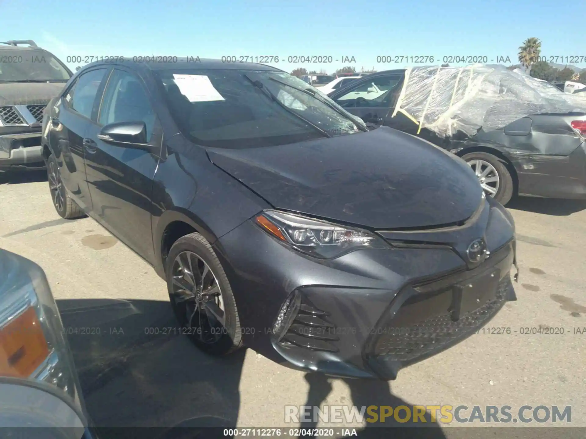 1 Photograph of a damaged car 2T1BURHE5KC128020 TOYOTA COROLLA 2019