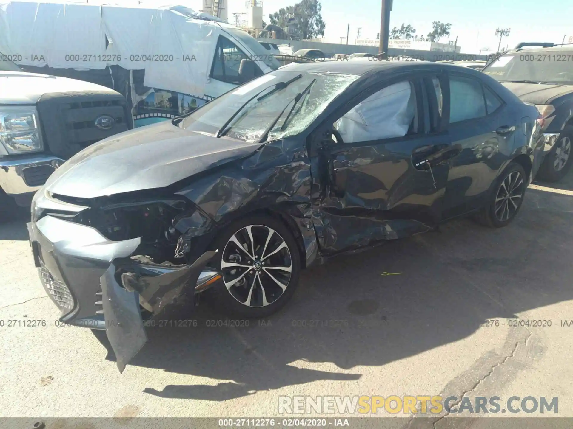 2 Photograph of a damaged car 2T1BURHE5KC128020 TOYOTA COROLLA 2019