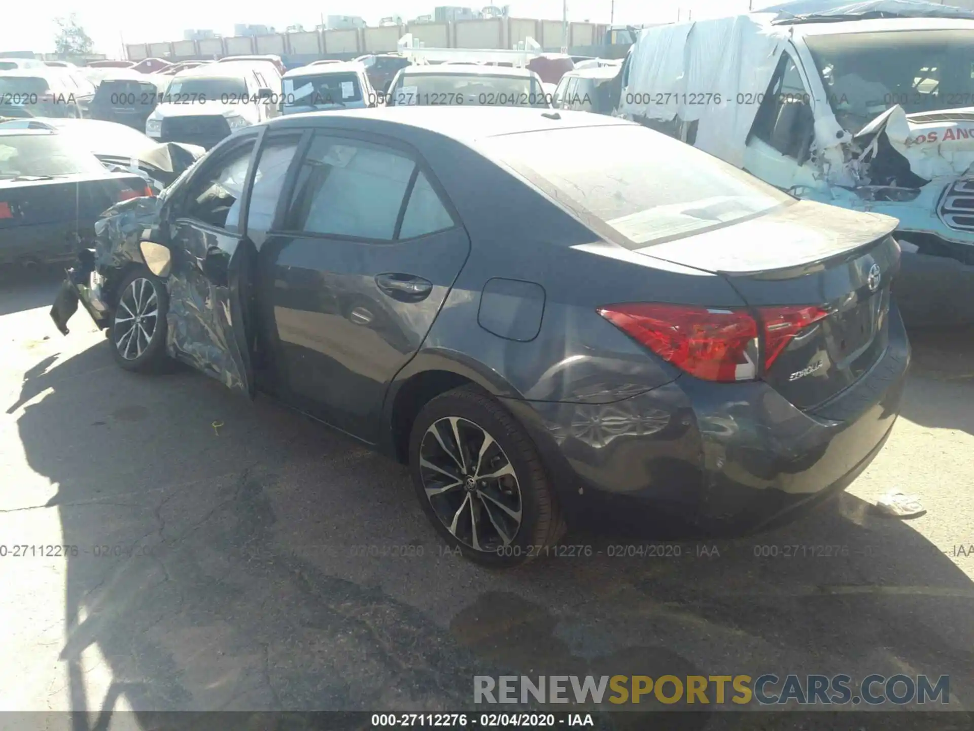 3 Photograph of a damaged car 2T1BURHE5KC128020 TOYOTA COROLLA 2019