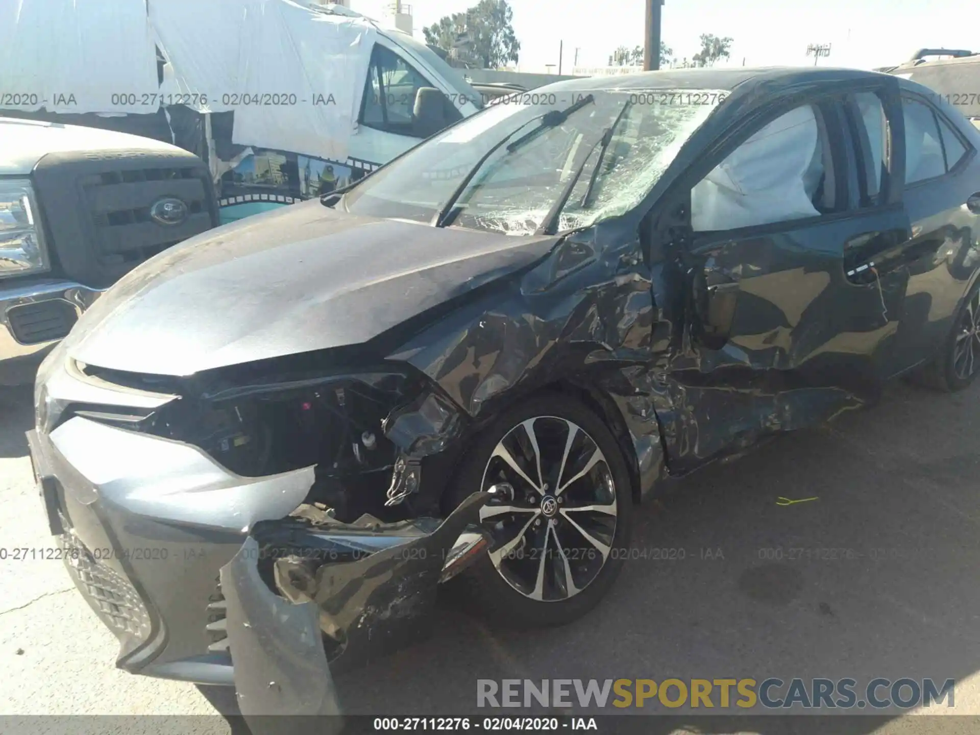 6 Photograph of a damaged car 2T1BURHE5KC128020 TOYOTA COROLLA 2019