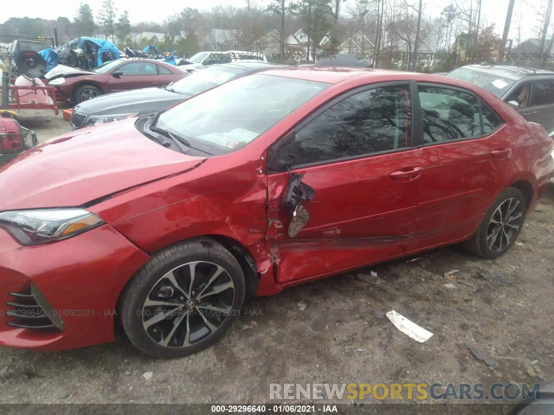 6 Photograph of a damaged car 2T1BURHE5KC128504 TOYOTA COROLLA 2019