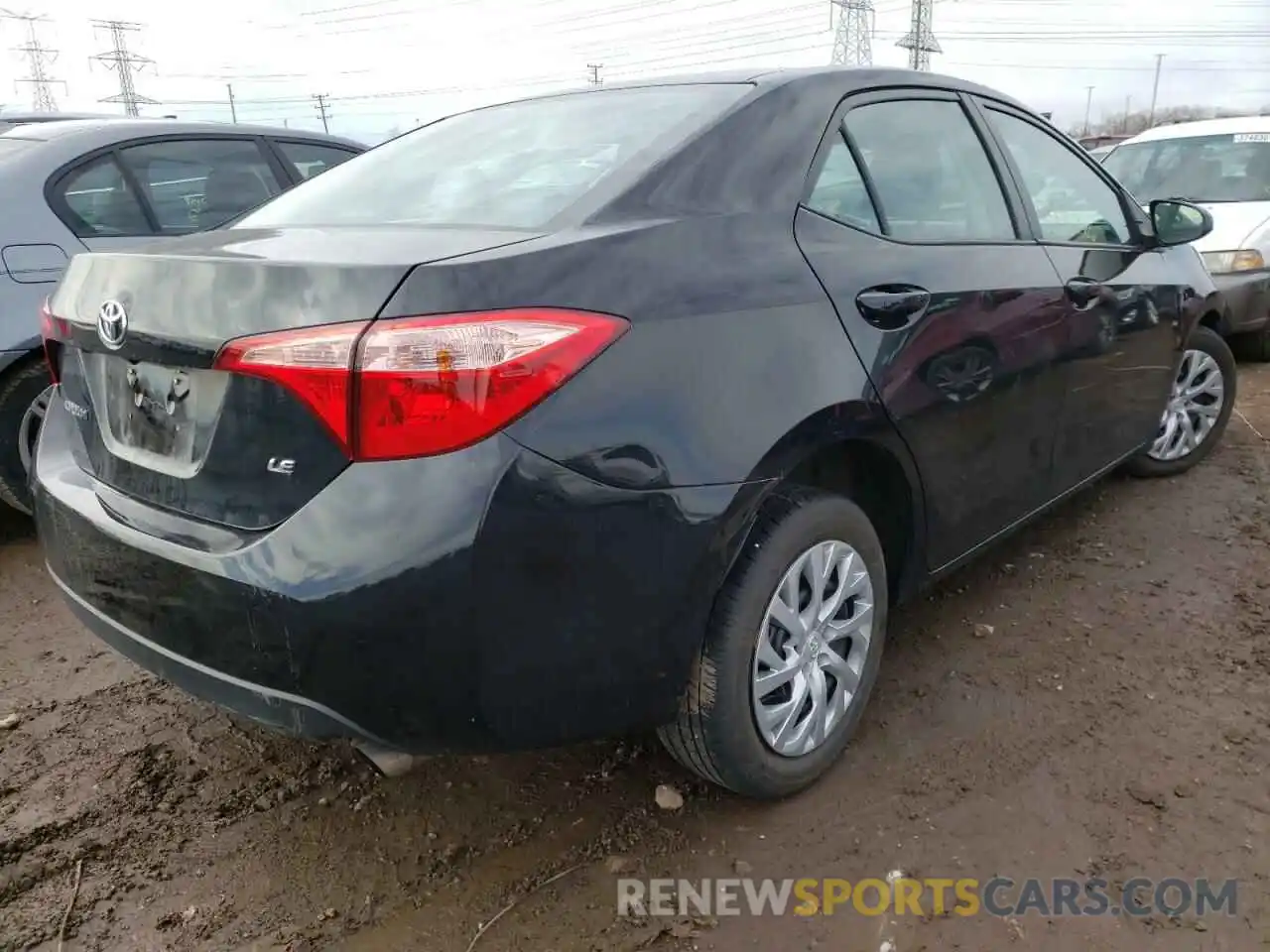 4 Photograph of a damaged car 2T1BURHE5KC128583 TOYOTA COROLLA 2019