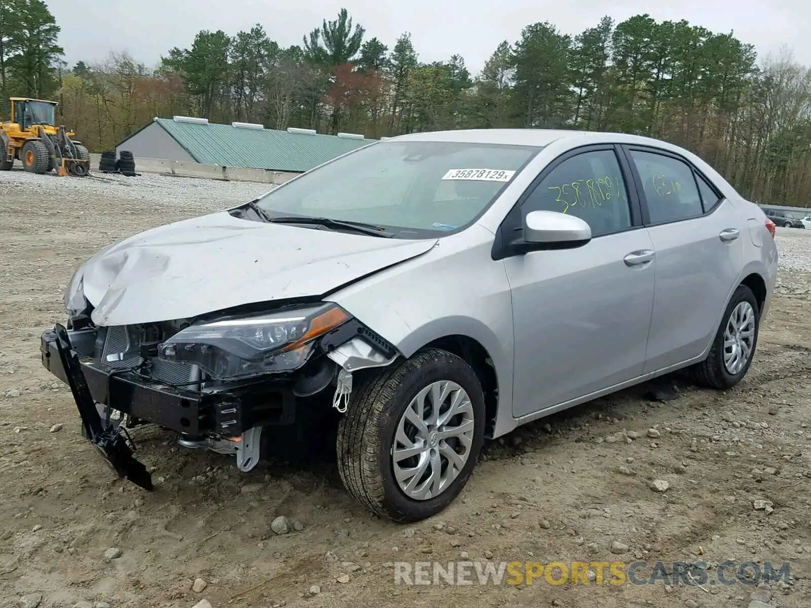 2 Photograph of a damaged car 2T1BURHE5KC128664 TOYOTA COROLLA 2019