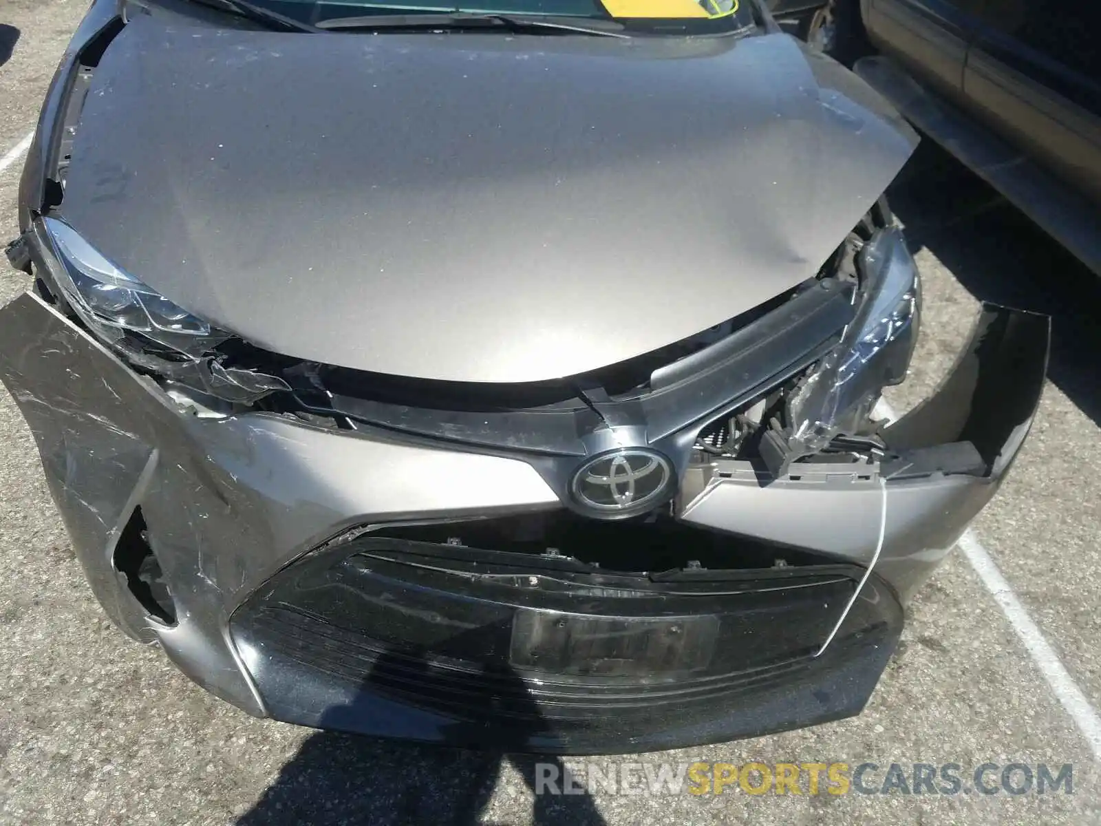 7 Фотография поврежденного автомобиля 2T1BURHE5KC129412 TOYOTA COROLLA 2019