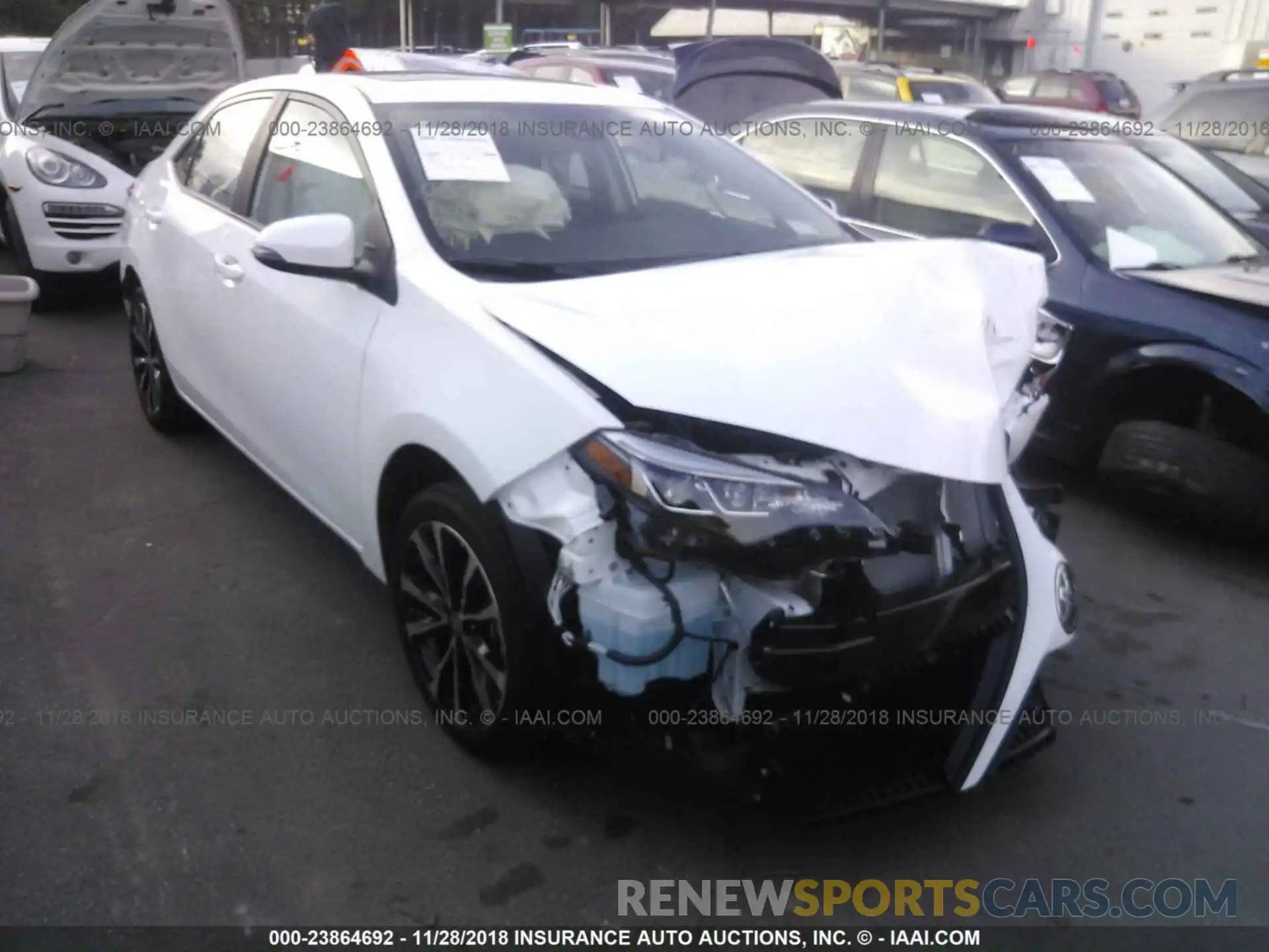 1 Photograph of a damaged car 2T1BURHE5KC130169 TOYOTA COROLLA 2019