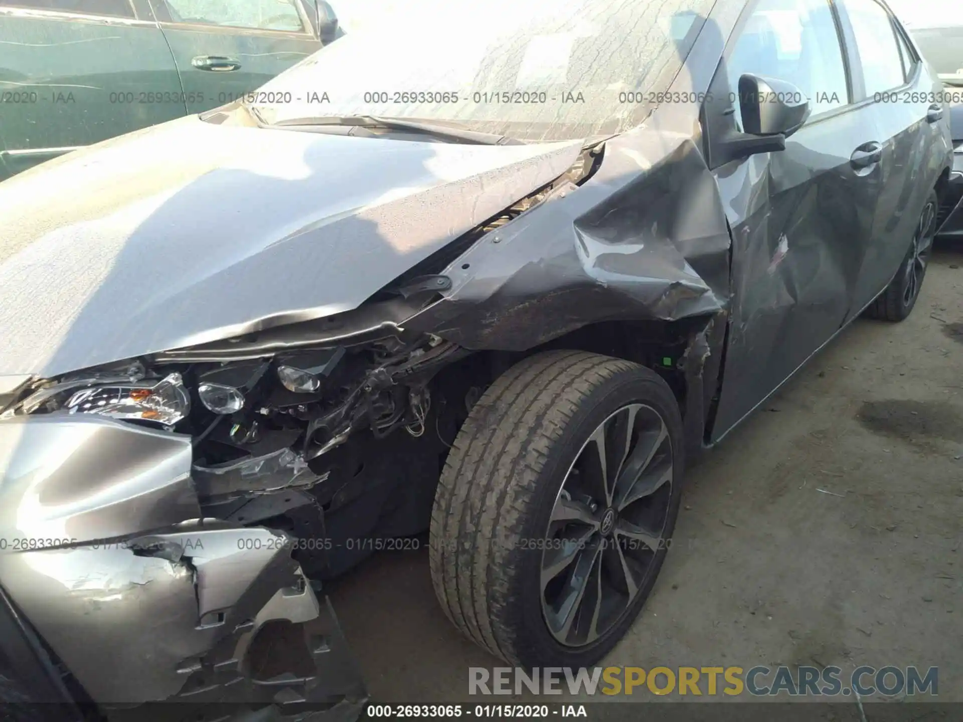 6 Photograph of a damaged car 2T1BURHE5KC130463 TOYOTA COROLLA 2019