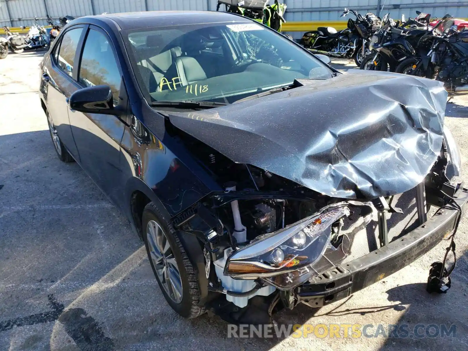 1 Photograph of a damaged car 2T1BURHE5KC130916 TOYOTA COROLLA 2019