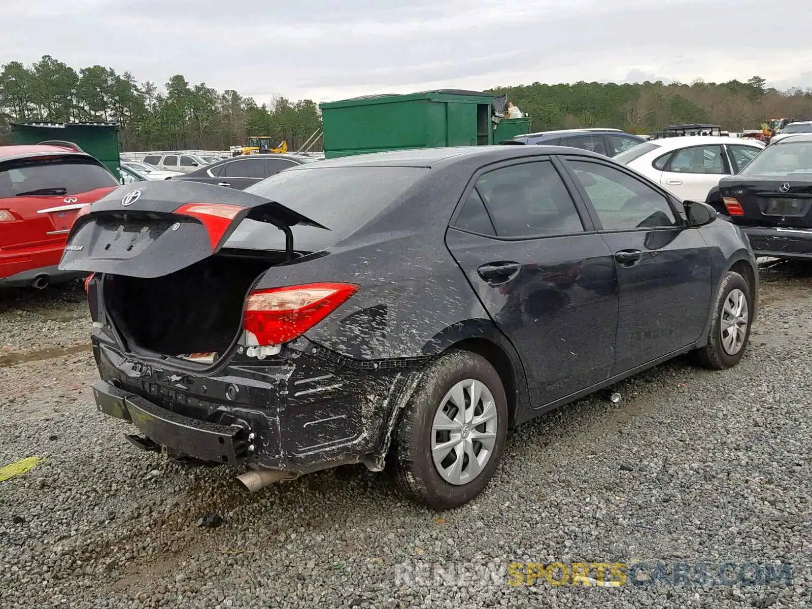 4 Фотография поврежденного автомобиля 2T1BURHE5KC131421 TOYOTA COROLLA 2019