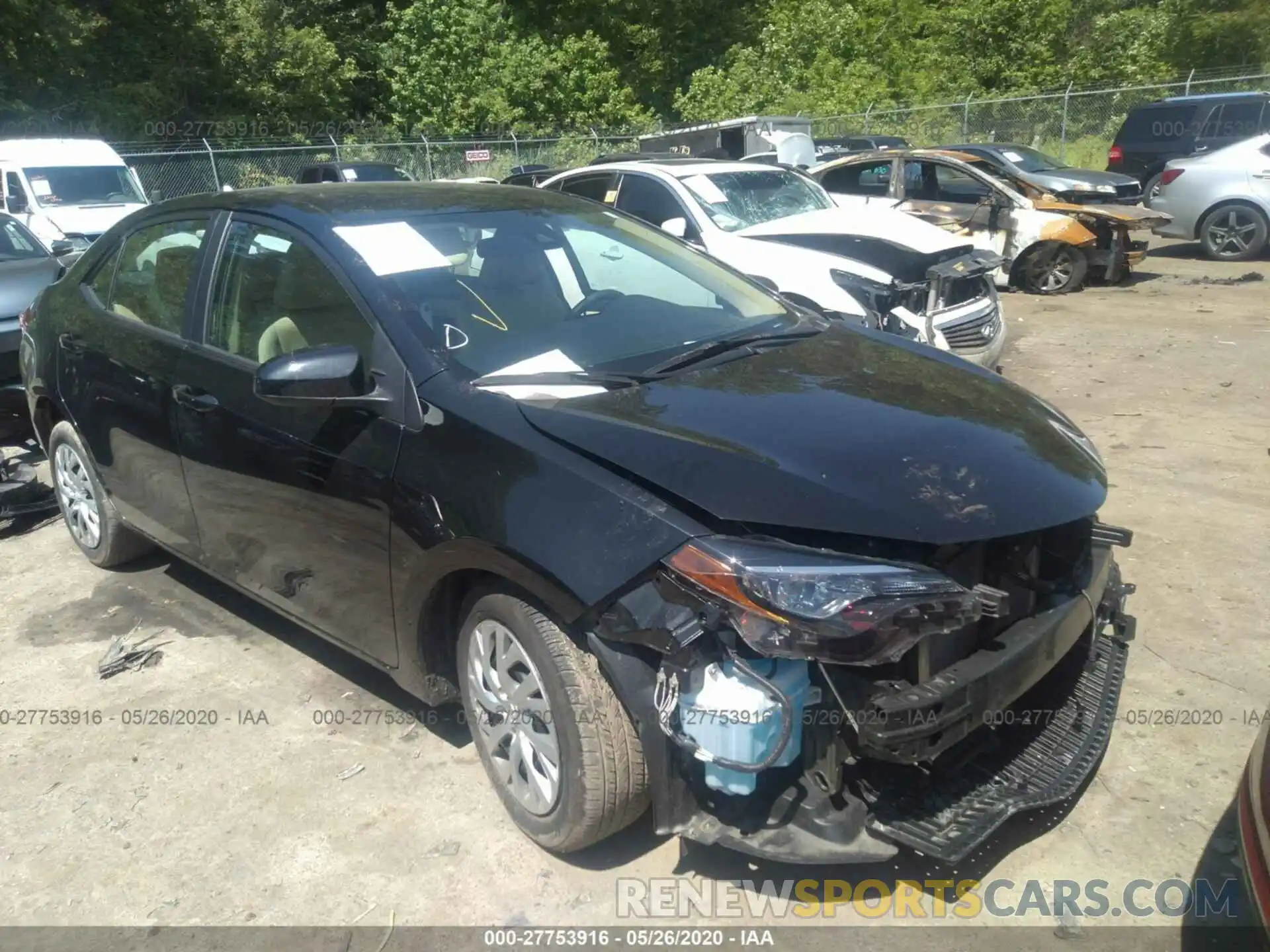 1 Photograph of a damaged car 2T1BURHE5KC131709 TOYOTA COROLLA 2019