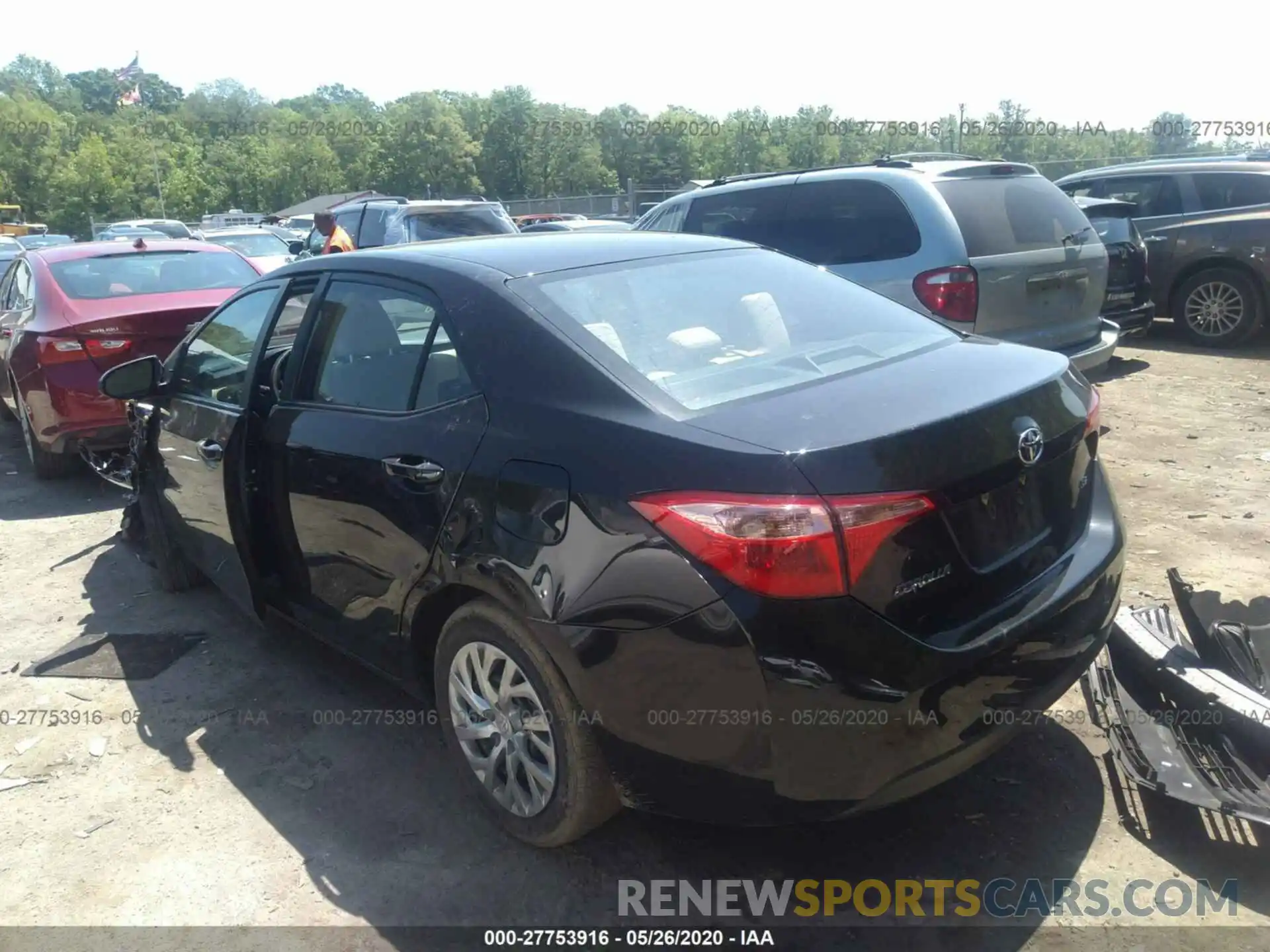 3 Photograph of a damaged car 2T1BURHE5KC131709 TOYOTA COROLLA 2019