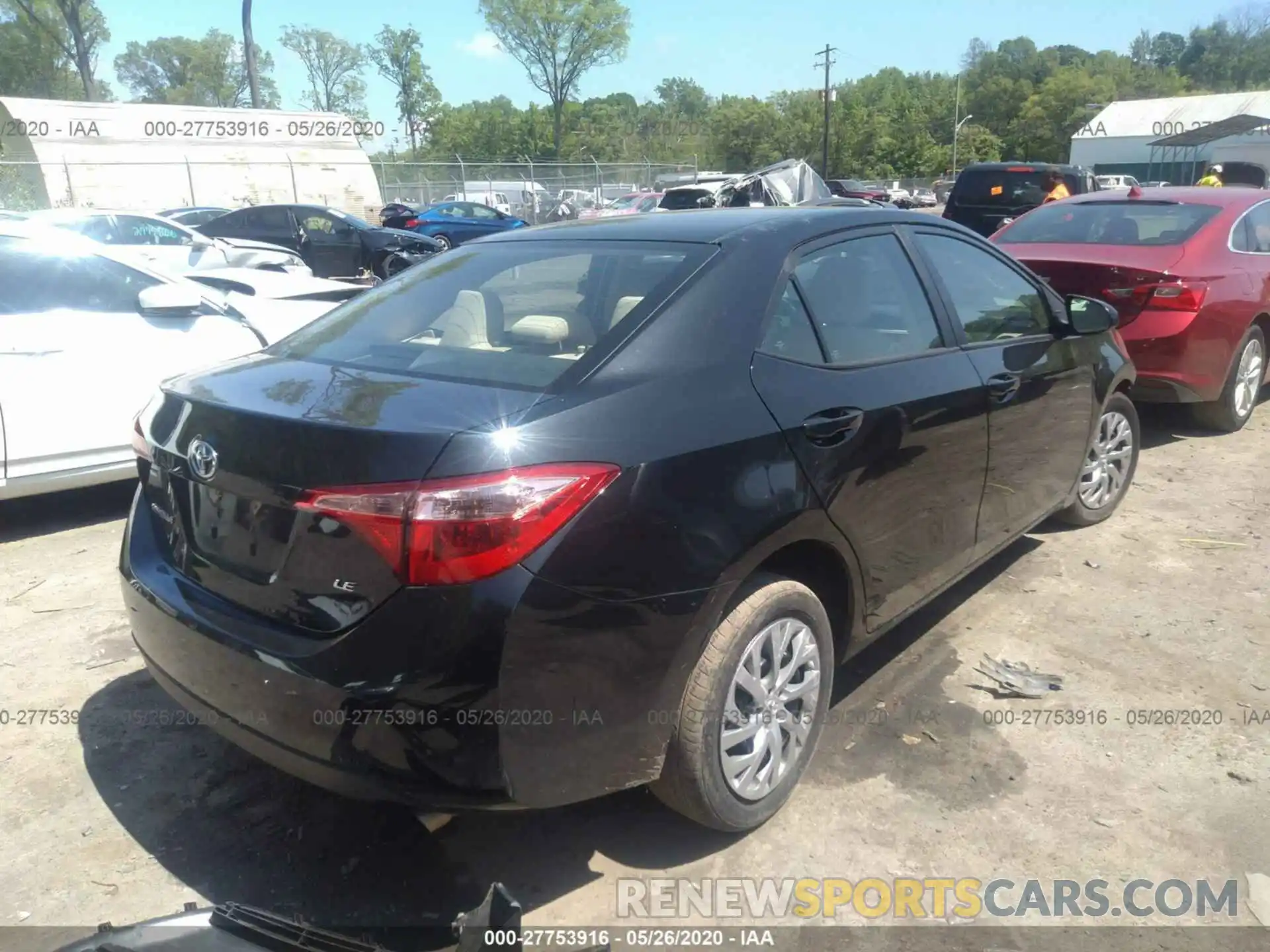 4 Photograph of a damaged car 2T1BURHE5KC131709 TOYOTA COROLLA 2019