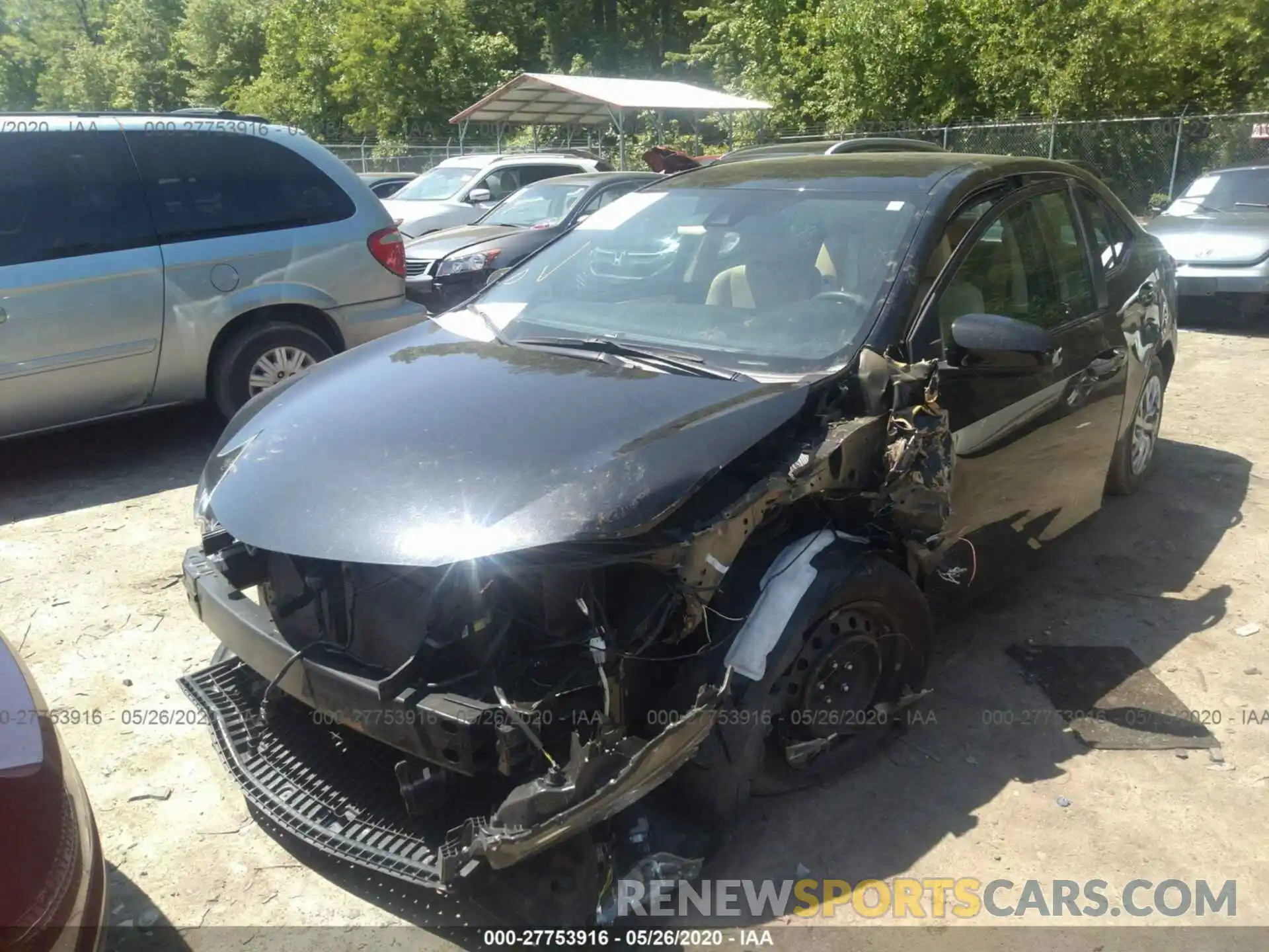 6 Photograph of a damaged car 2T1BURHE5KC131709 TOYOTA COROLLA 2019