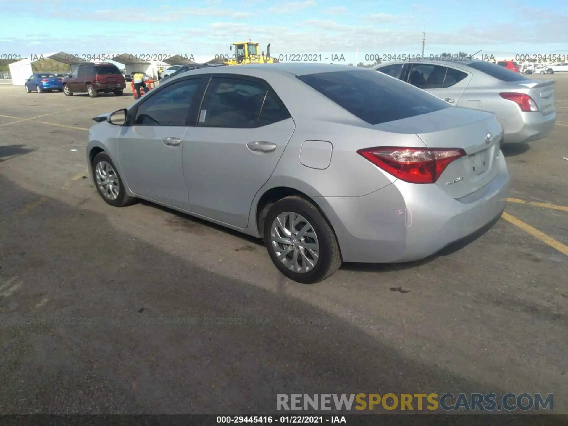 3 Photograph of a damaged car 2T1BURHE5KC132181 TOYOTA COROLLA 2019