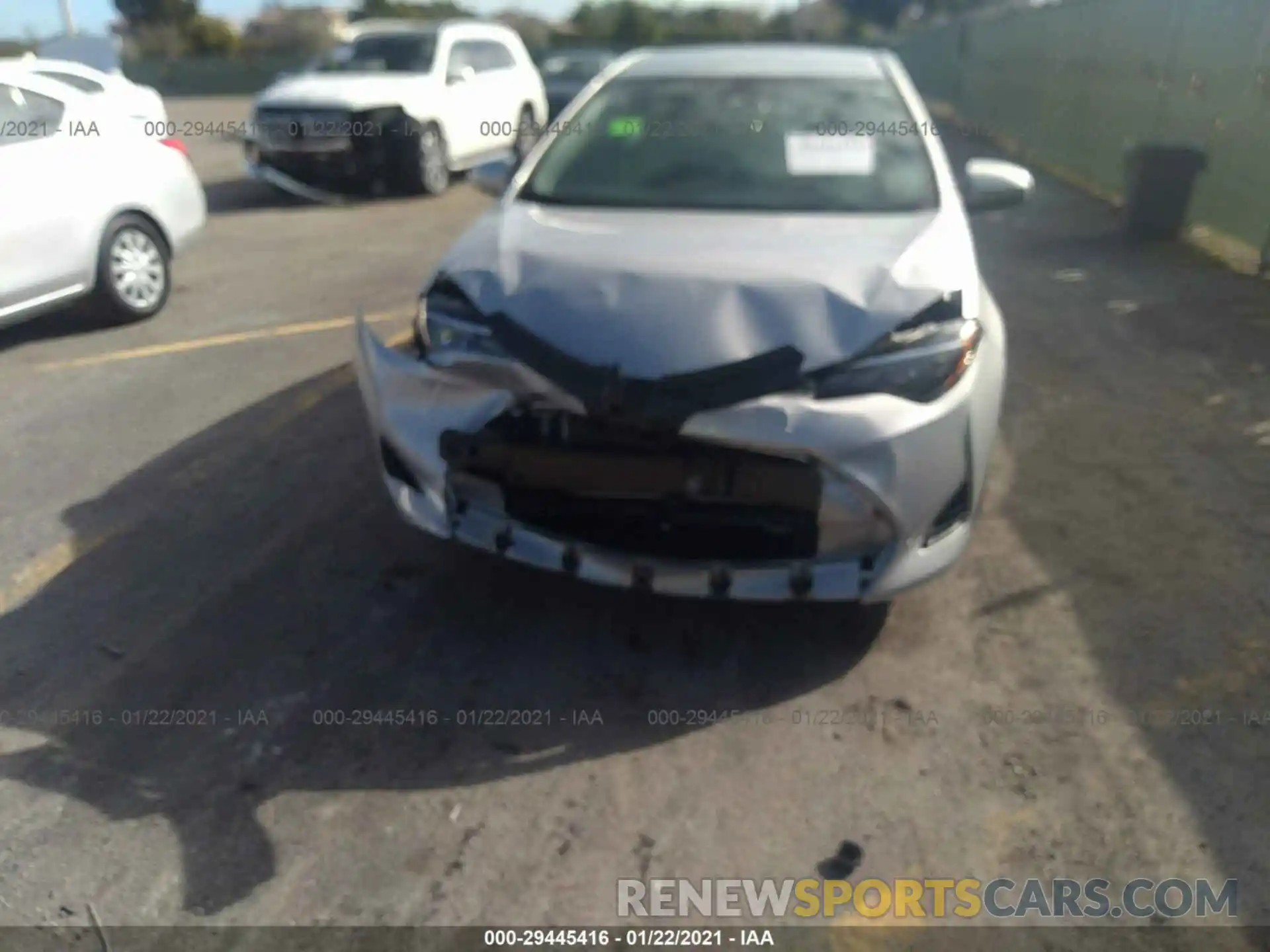 6 Photograph of a damaged car 2T1BURHE5KC132181 TOYOTA COROLLA 2019