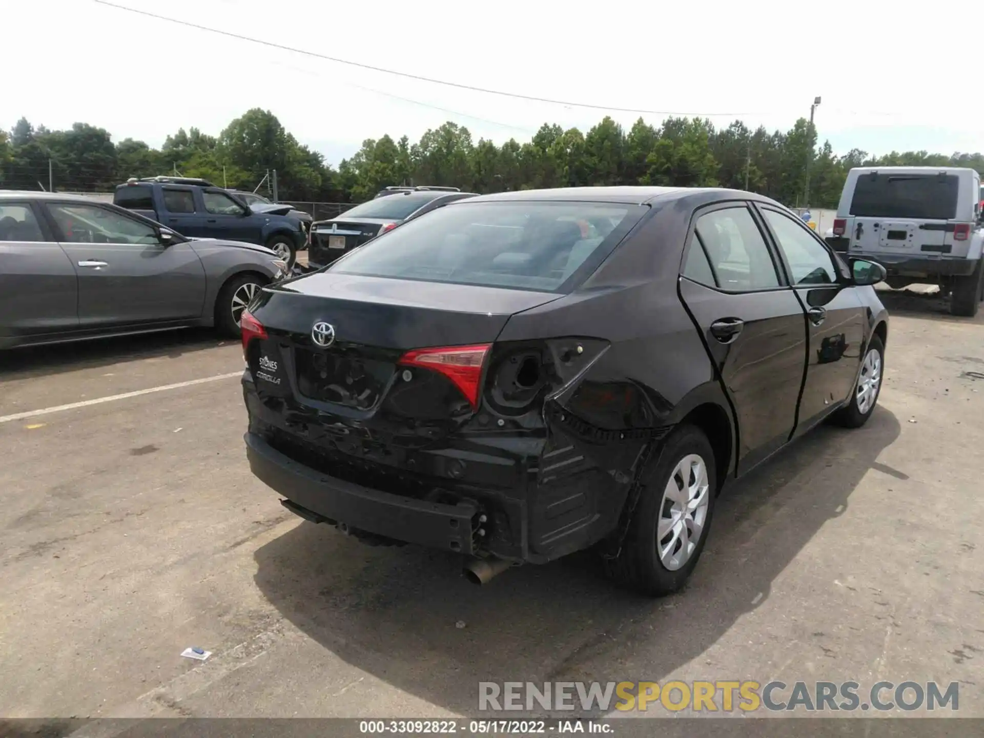 6 Photograph of a damaged car 2T1BURHE5KC132312 TOYOTA COROLLA 2019