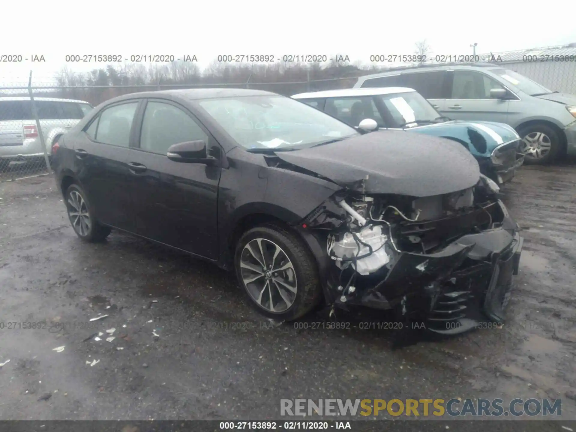 1 Photograph of a damaged car 2T1BURHE5KC133489 TOYOTA COROLLA 2019