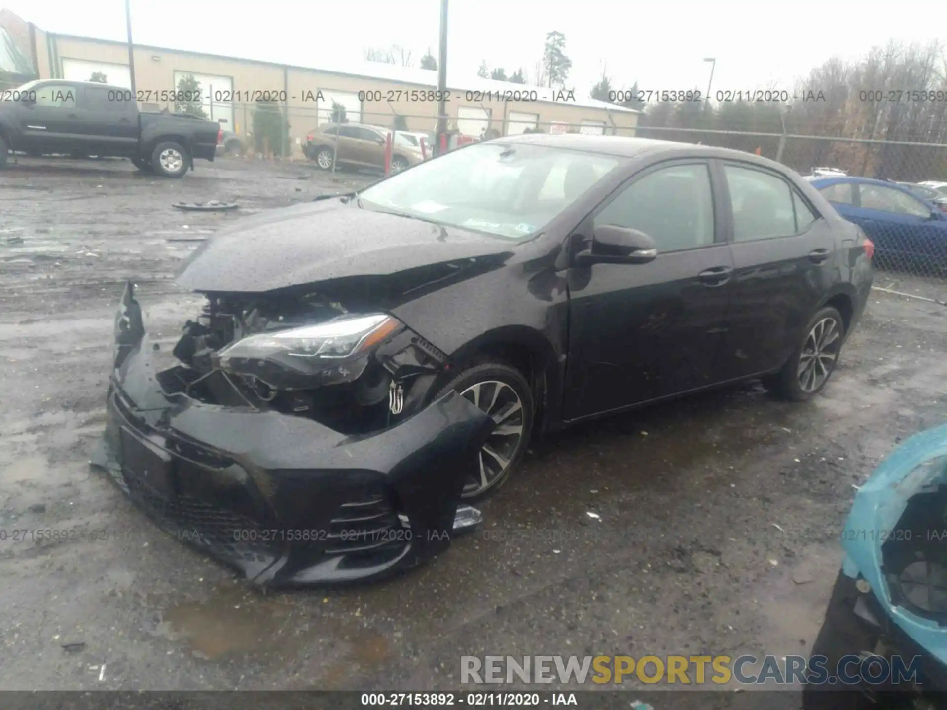 2 Photograph of a damaged car 2T1BURHE5KC133489 TOYOTA COROLLA 2019