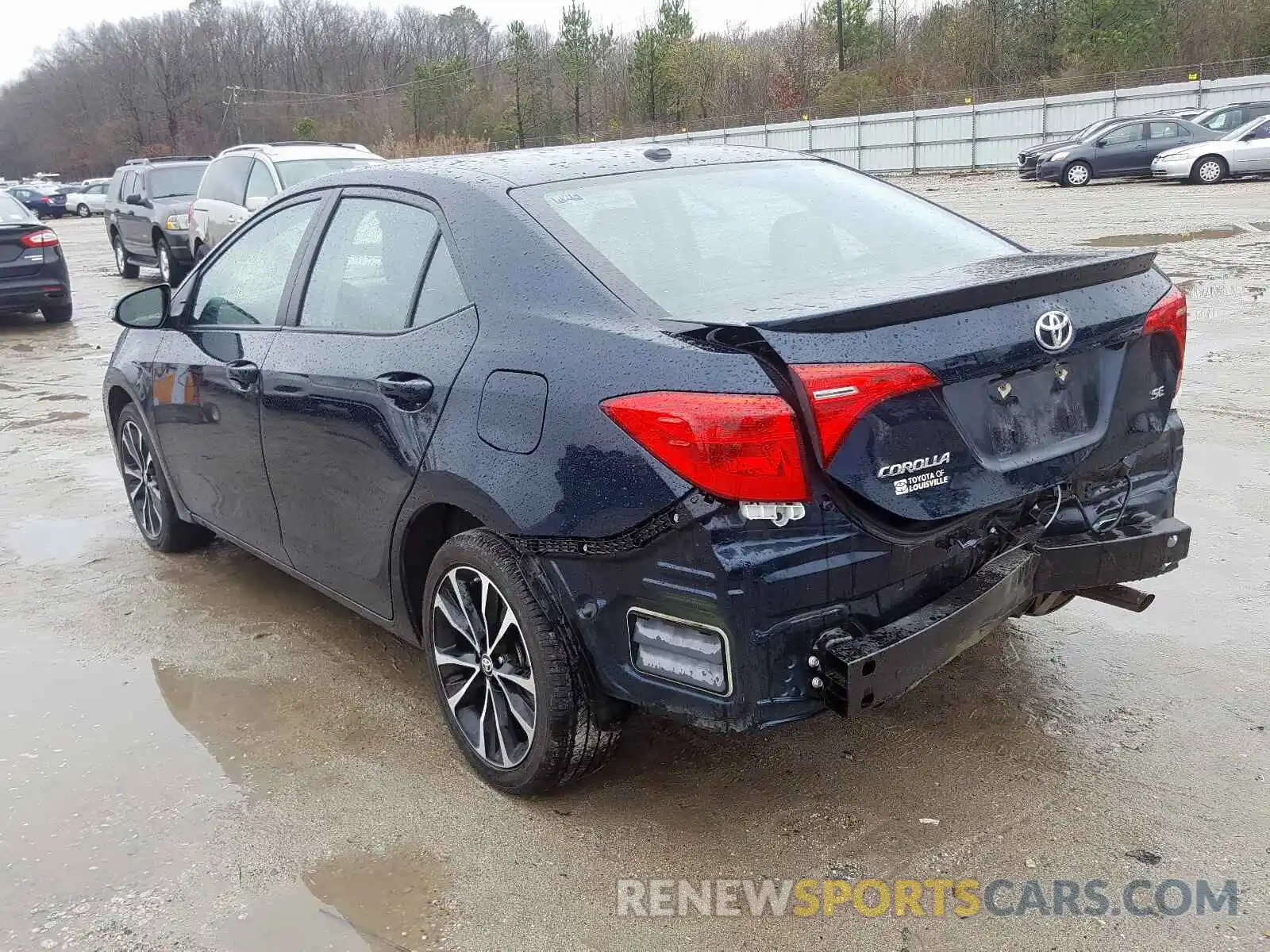 3 Photograph of a damaged car 2T1BURHE5KC134416 TOYOTA COROLLA 2019