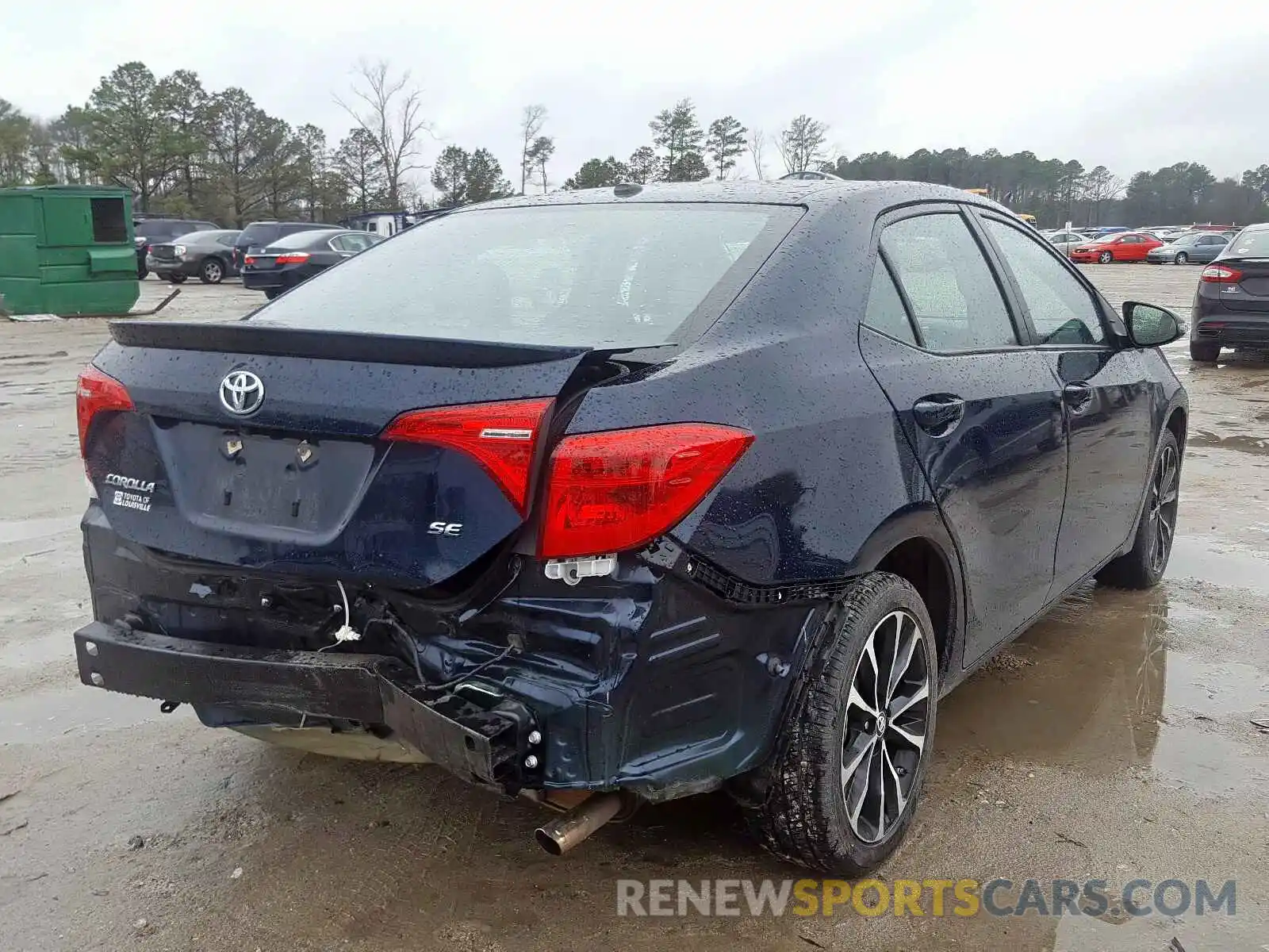 4 Photograph of a damaged car 2T1BURHE5KC134416 TOYOTA COROLLA 2019