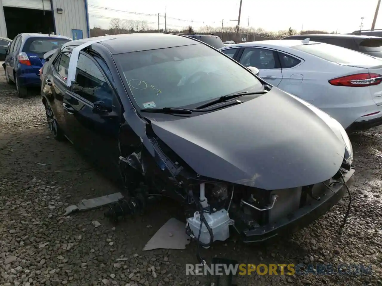 1 Photograph of a damaged car 2T1BURHE5KC134562 TOYOTA COROLLA 2019