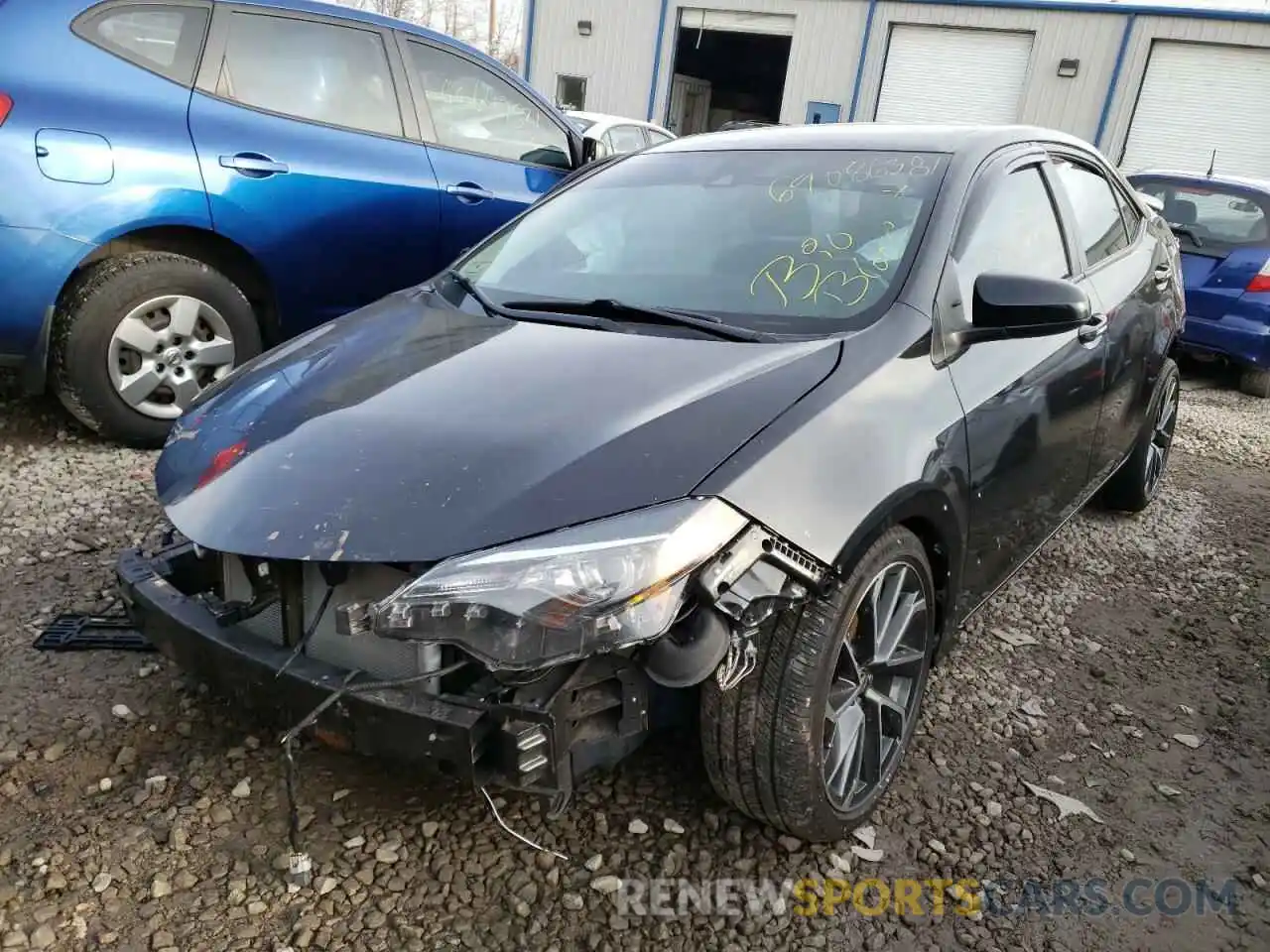 2 Photograph of a damaged car 2T1BURHE5KC134562 TOYOTA COROLLA 2019