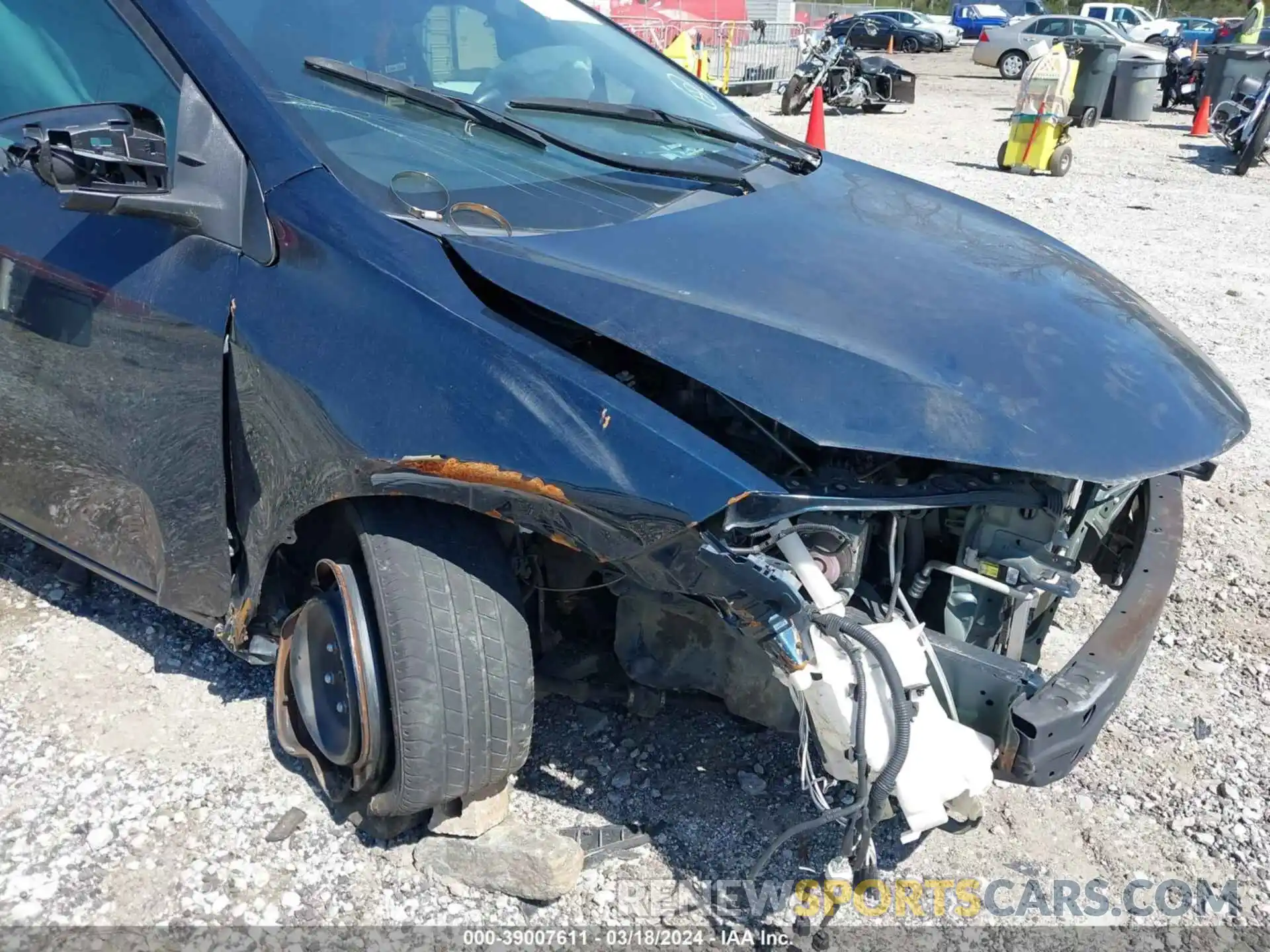 6 Photograph of a damaged car 2T1BURHE5KC135436 TOYOTA COROLLA 2019